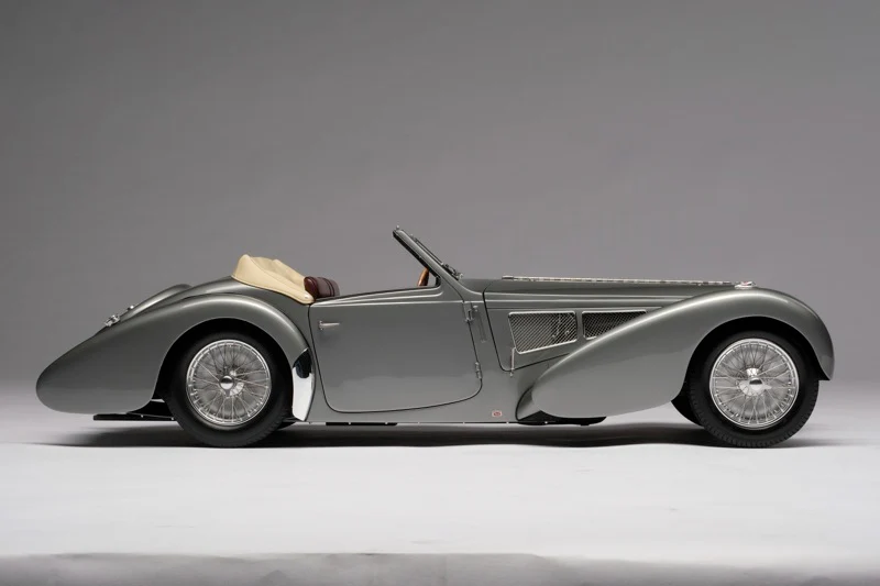 Amalgam Bugatti Type 57SC Gangloff Cabriolet | Limitierte Auflage 1/8 – Bild 2