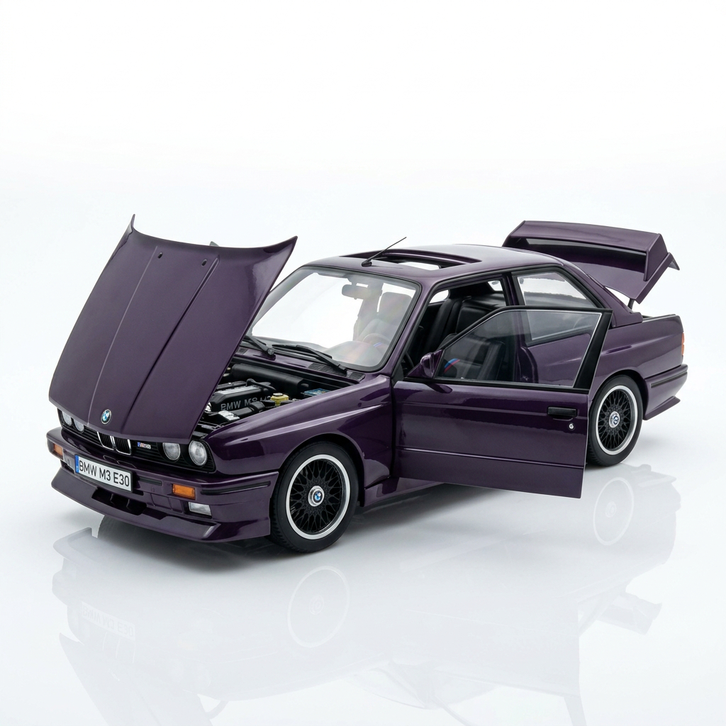 IXO BMW M3 E30 Macao Blau modelcars24 exklusive Bausatz one of 300 - 1/8 – Bild 3