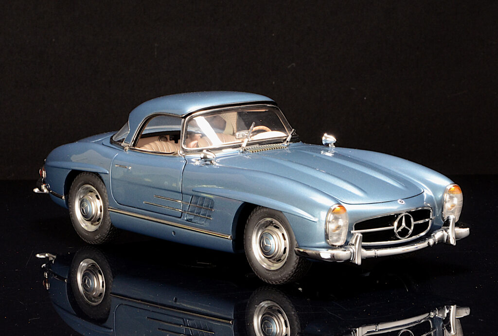 CMC メルセデス・ベンツ 300 SL, W198, ハードトップ ブルーメタリック
