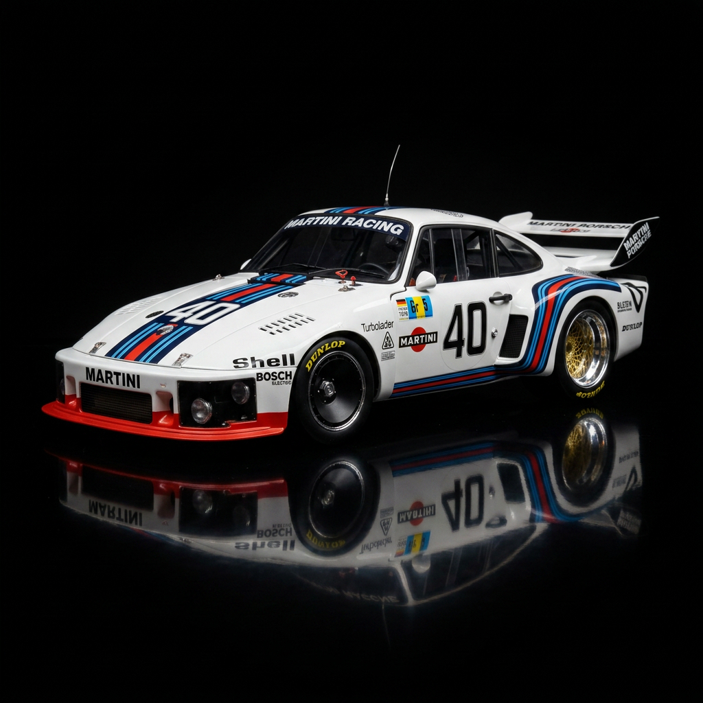 IXO Porsche 935 Le Mans 1976, Nummer 40 Martini Bausatz - 1:8 – Bild 2