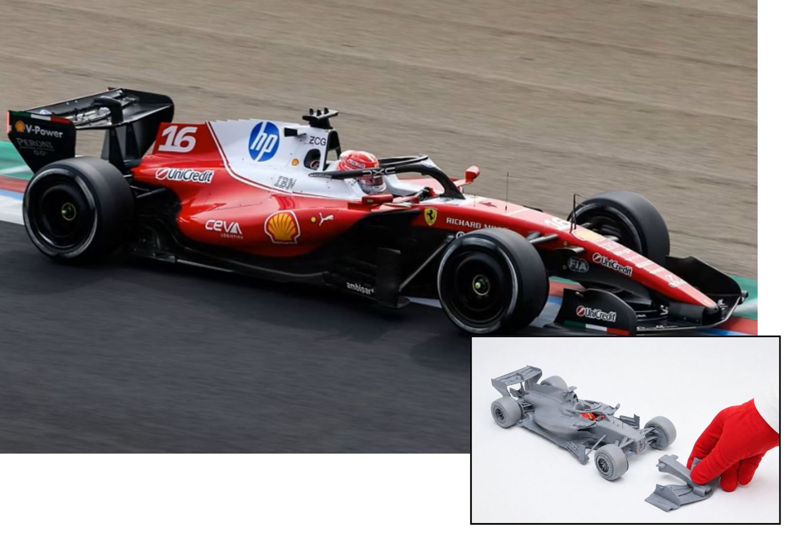 BBR Ferrari SF26 F1 Japanese Grand Prix - Leclerc - metal diecast LUXURY PACK - 1/18