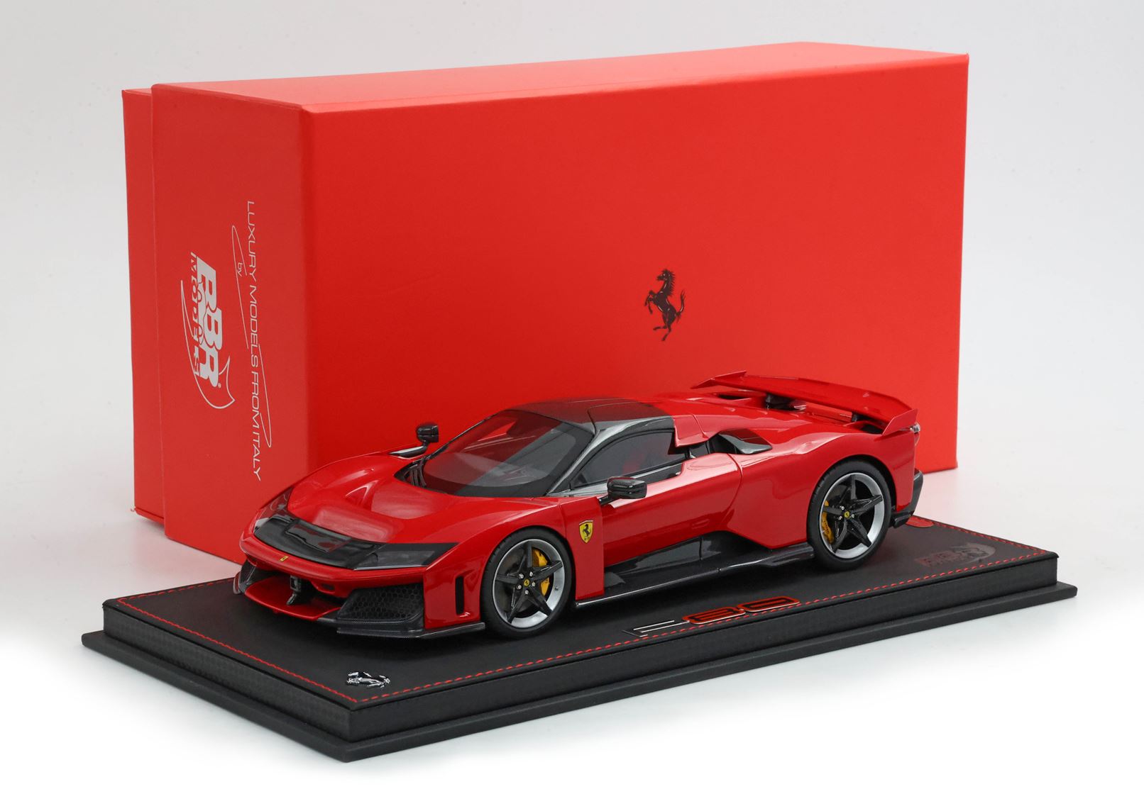 BBR Ferrari F80 Rosso Corsa - cerchi argento/neri - 1/18