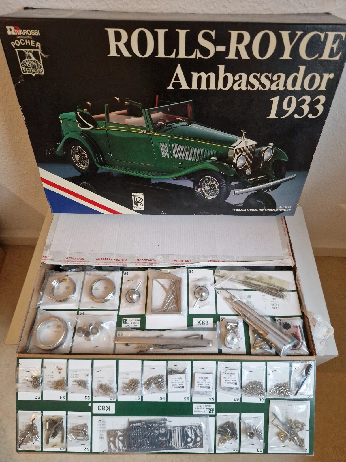 Pocher Rolls-Royce Ambassador 1933 K83 Bausatz - 1/8 - صورة Pocher Rolls-Royce Ambassador 1933 K83 Bausatz - 1/8 - صورة 7