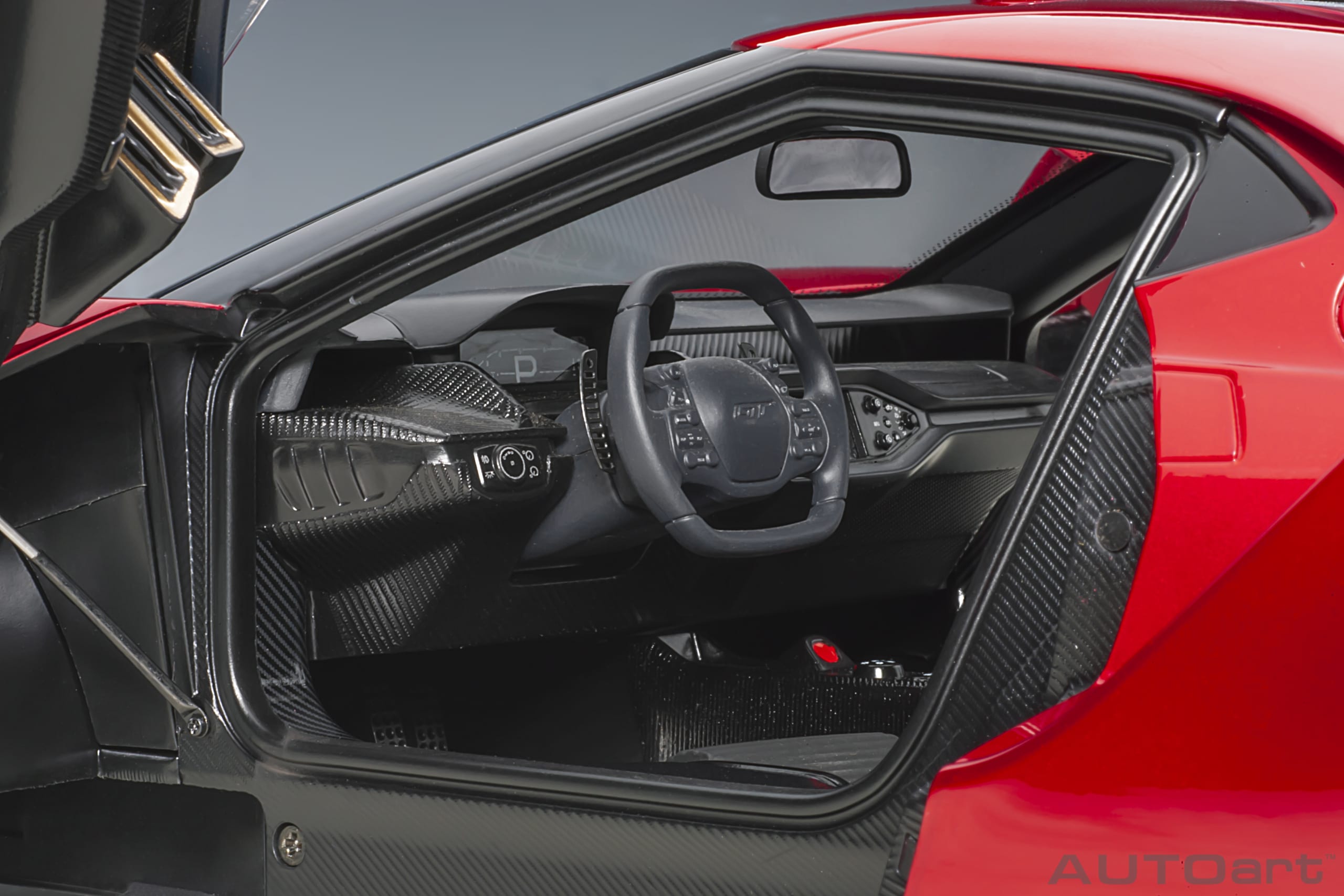 AUTOart Ford GT 2017 1:12 - Liquid Red / Silver Stripes – Bild 9