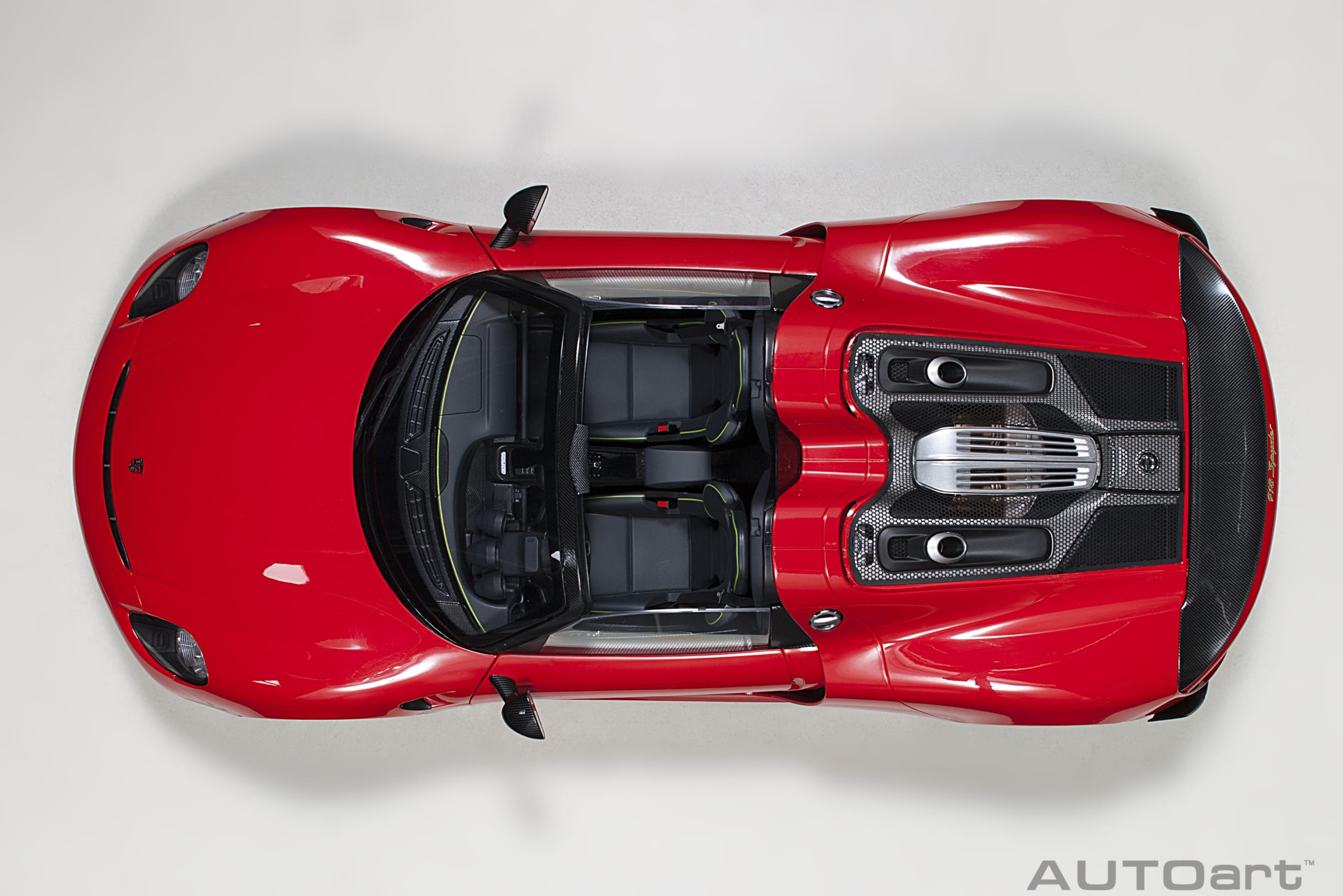 AUTOart Porsche 918 Spyder 2013 1:12 - Guards Red - Image 9