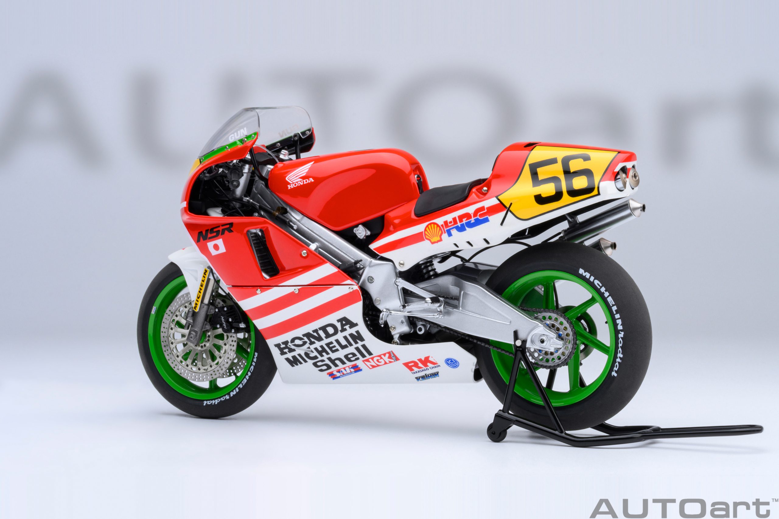 AUTOart Honda NSR 500 1989 WGP500 Baribari Densetsu Version #56 1:12 - Image 2