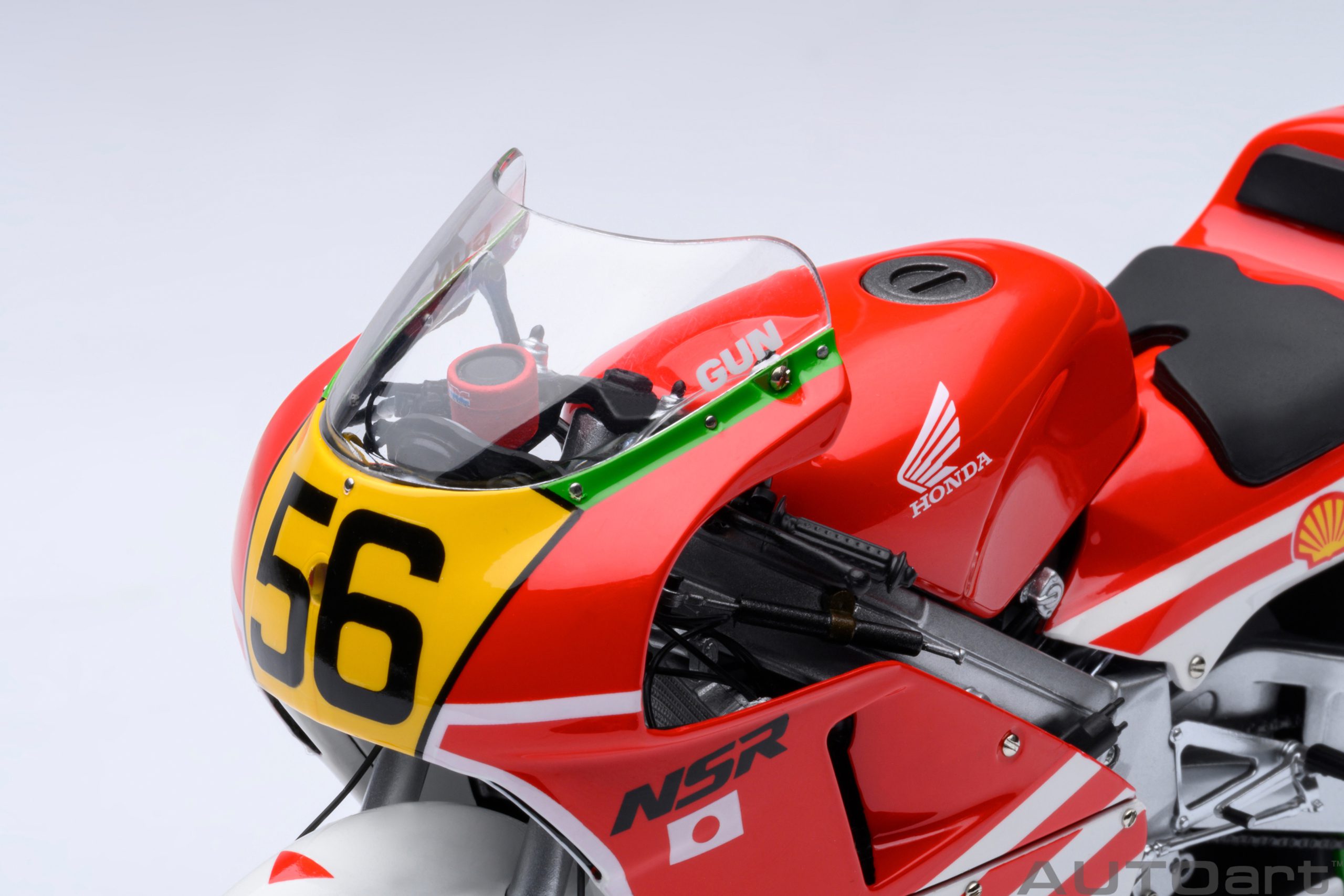 AUTOart Honda NSR 500 1989 WGP500 Baribari Densetsu Version #56 1:12 - Image 9