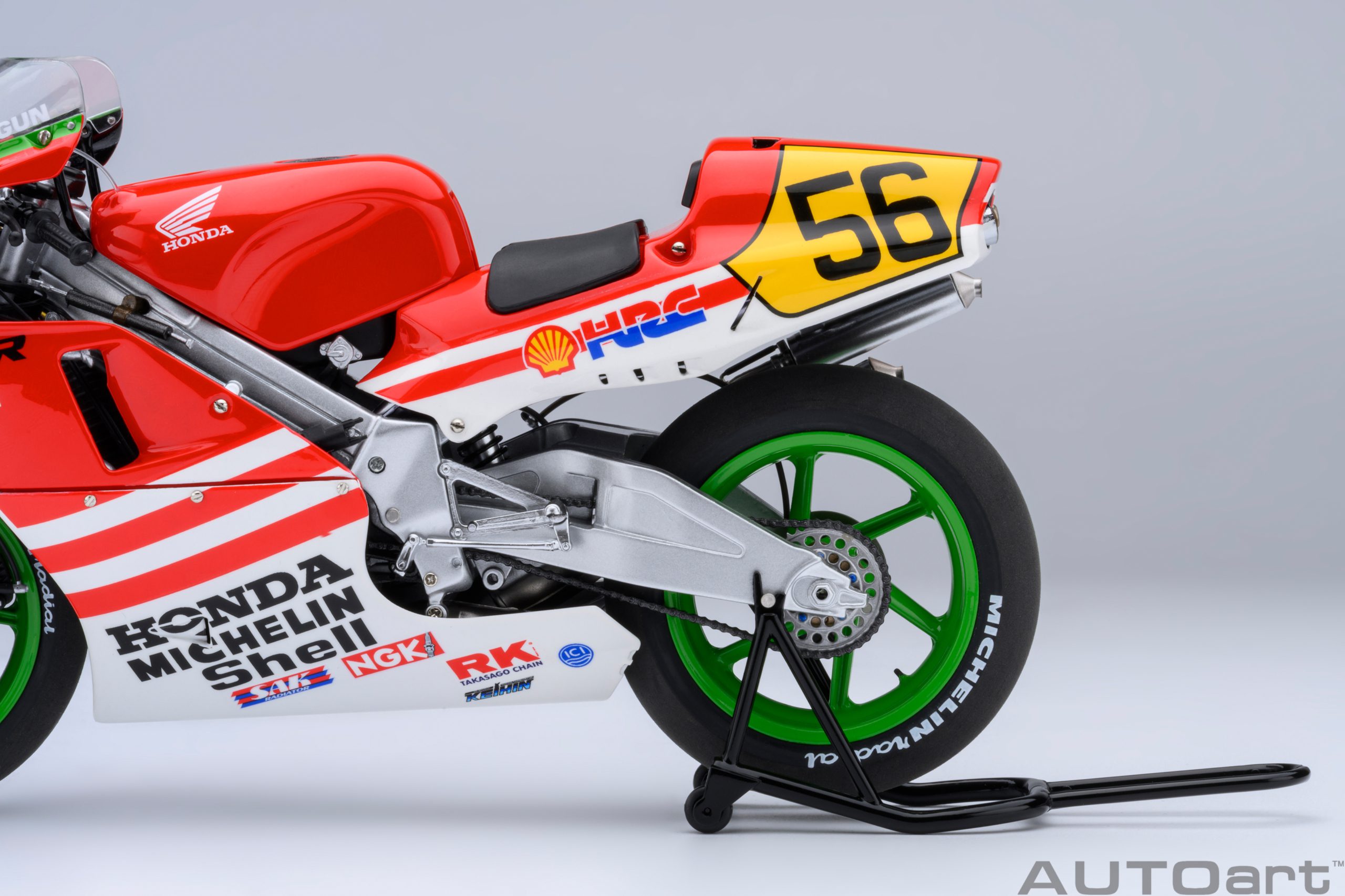 AUTOart Honda NSR 500 1989 WGP500 Baribari Densetsu Version #56 1:12 - Image 15