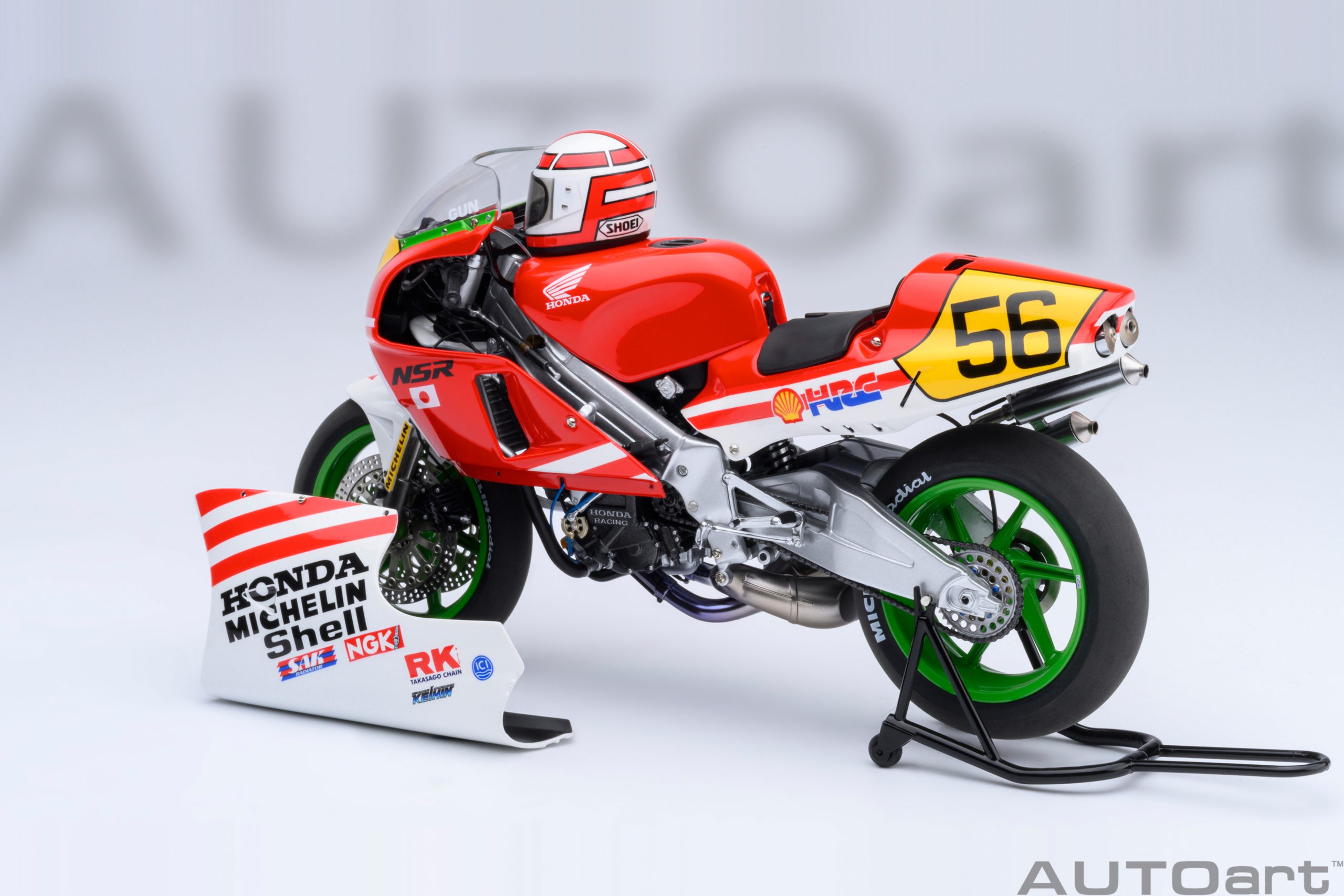 AUTOart Honda NSR 500 1989 WGP500 Baribari Densetsu Version #56 1:12 - Image 25