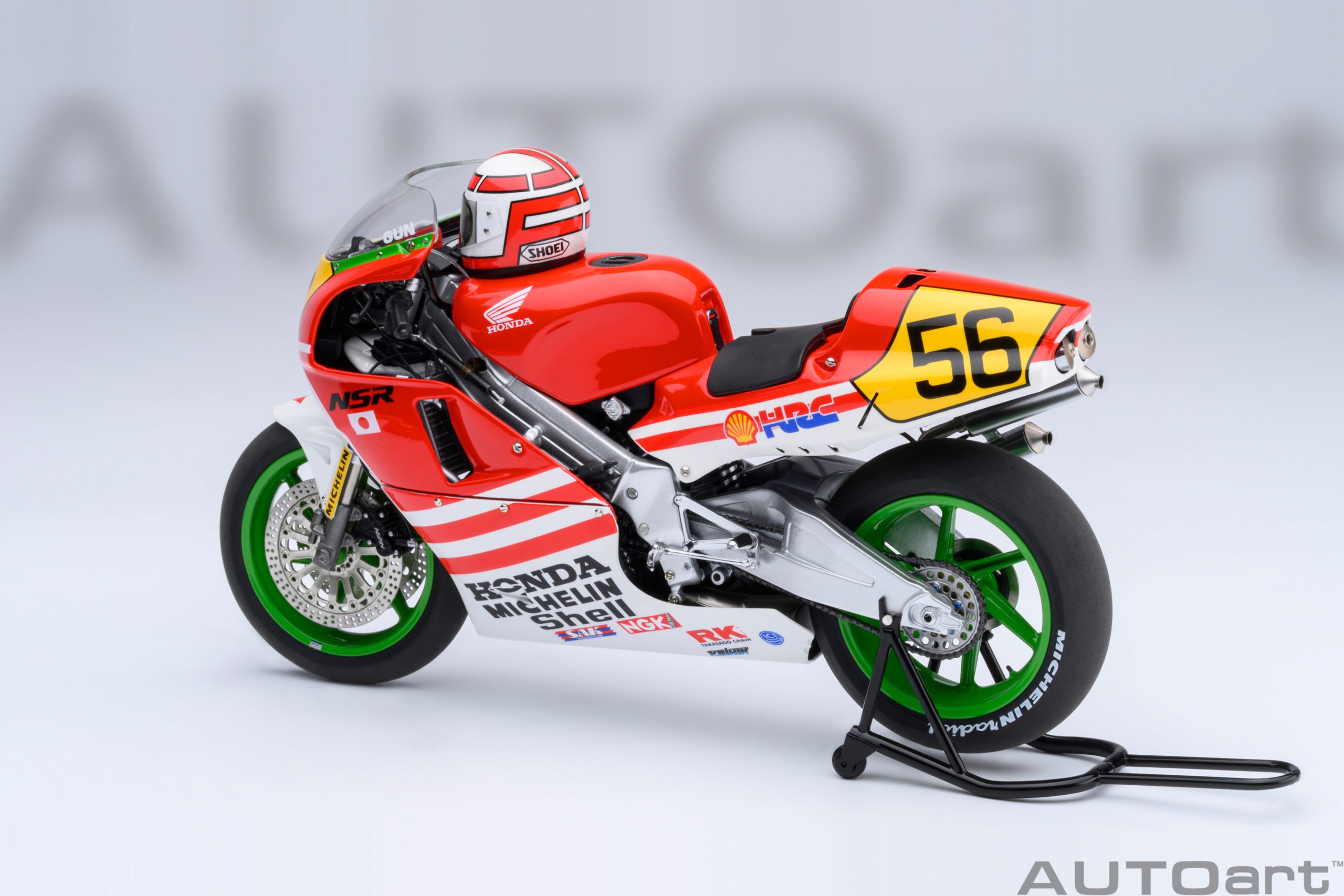 AUTOart Honda NSR 500 1989 WGP500 Baribari Densetsu Version #56 1:12 - Image 26