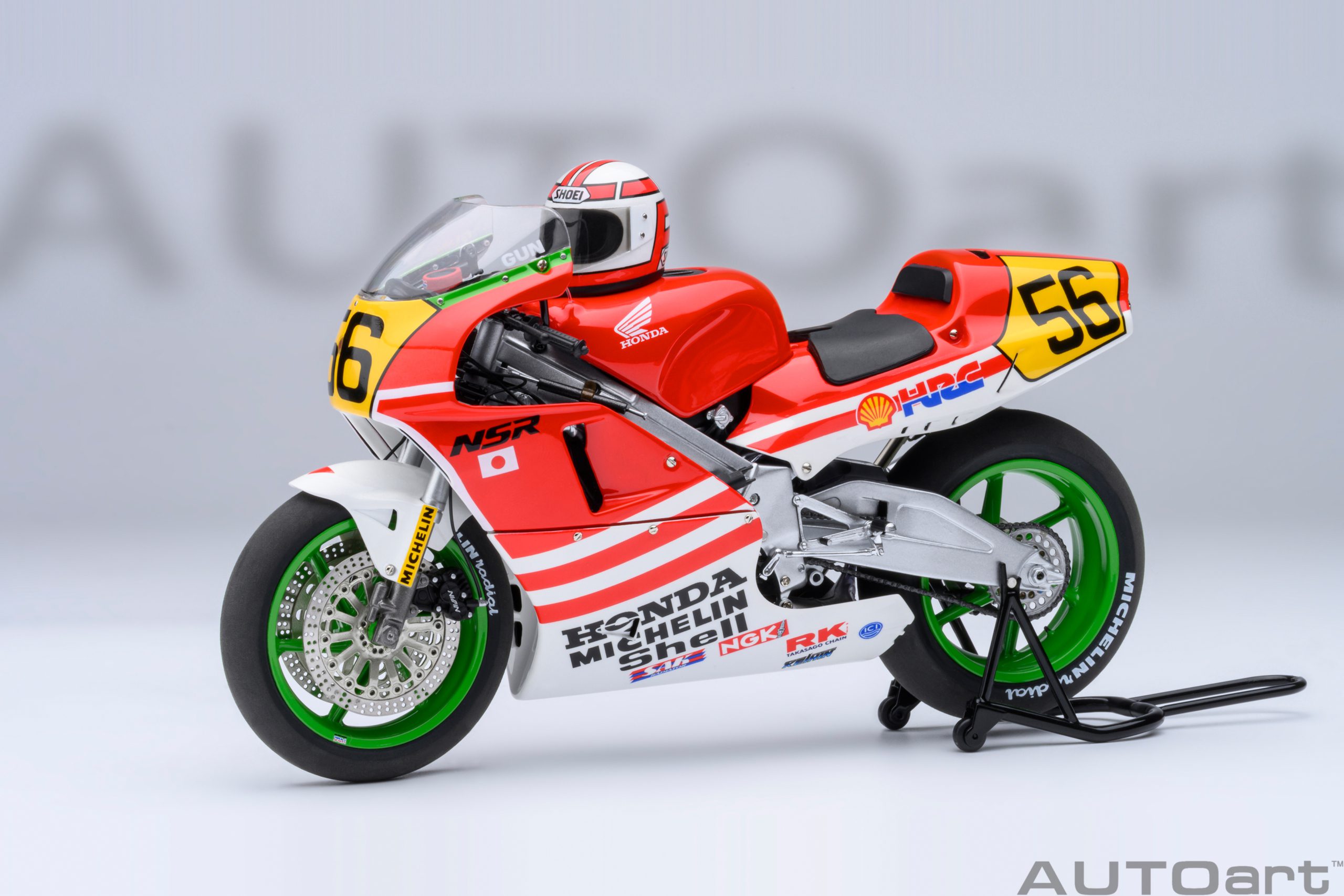 AUTOart Honda NSR 500 1989 WGP500 Baribari Densetsu Version #56 1:12 - Image 27