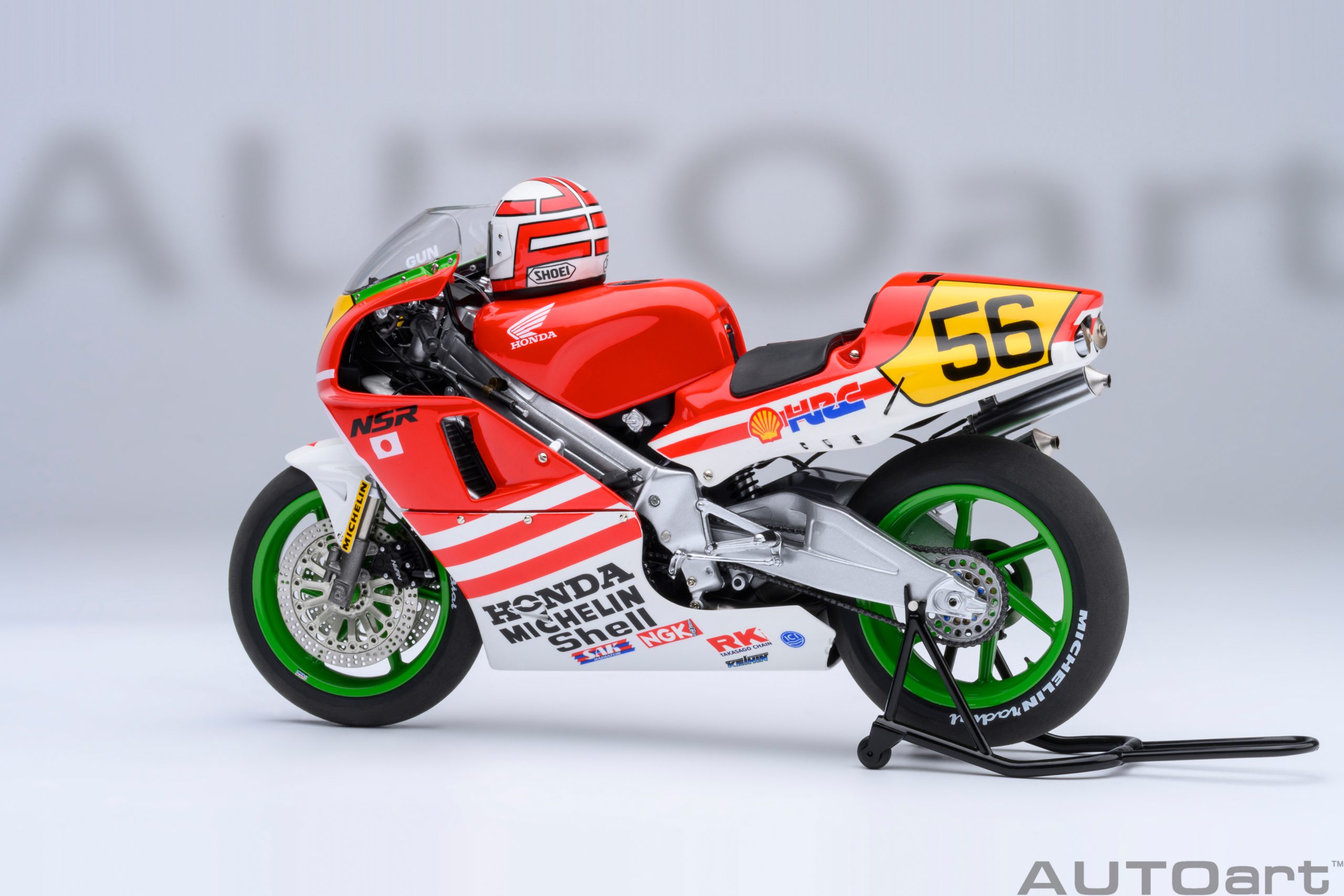 AUTOart Honda NSR 500 1989 WGP500 Baribari Densetsu Version #56 1:12 - Image 28