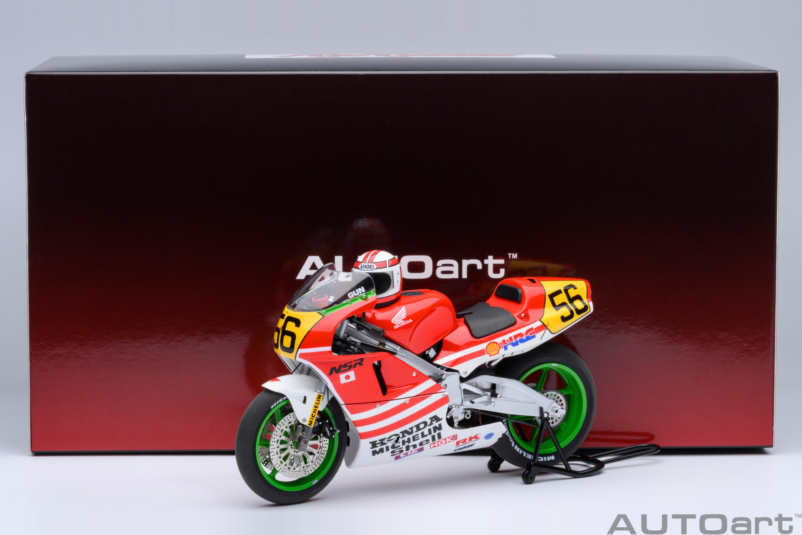 AUTOart Honda NSR 500 1989 WGP500 Baribari Densetsu Version #56 1:12 - Image 29