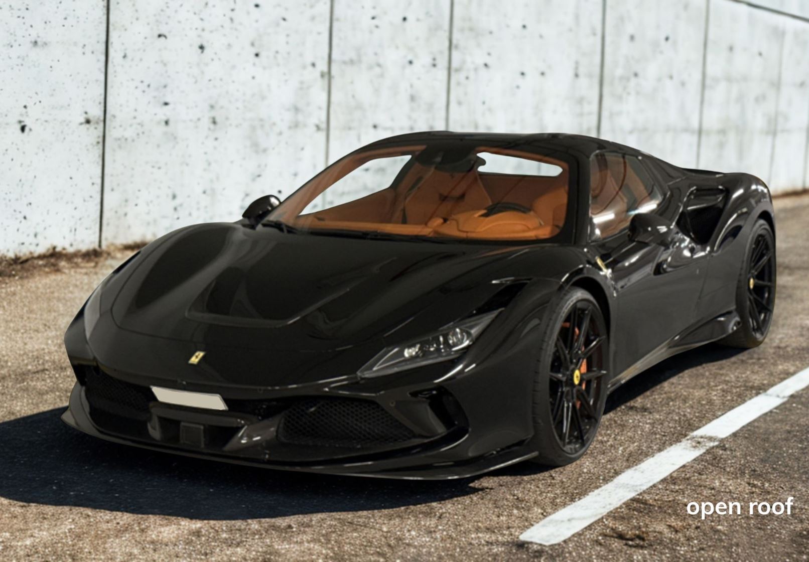 BBR Ferrari F8 Tributo Spider - Black DS | 1:18