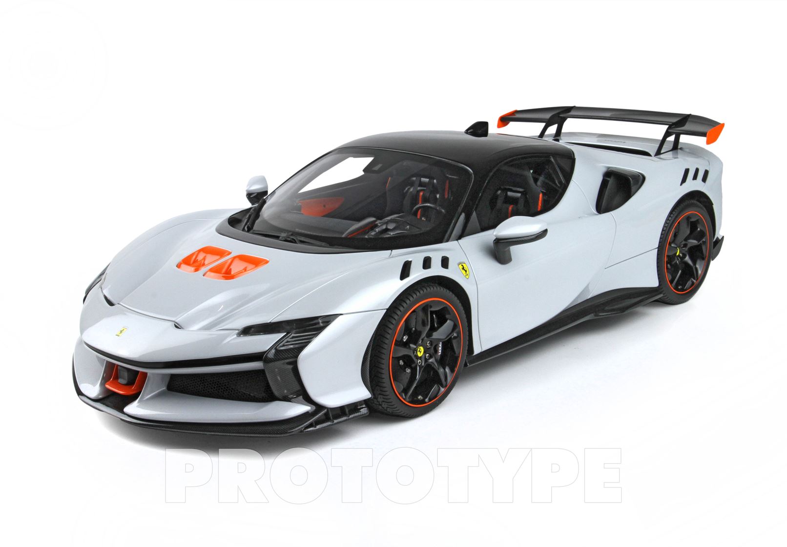 BBR Ferrari SF90XX Stradale - Arctic White | 1:12 - Imagen 3