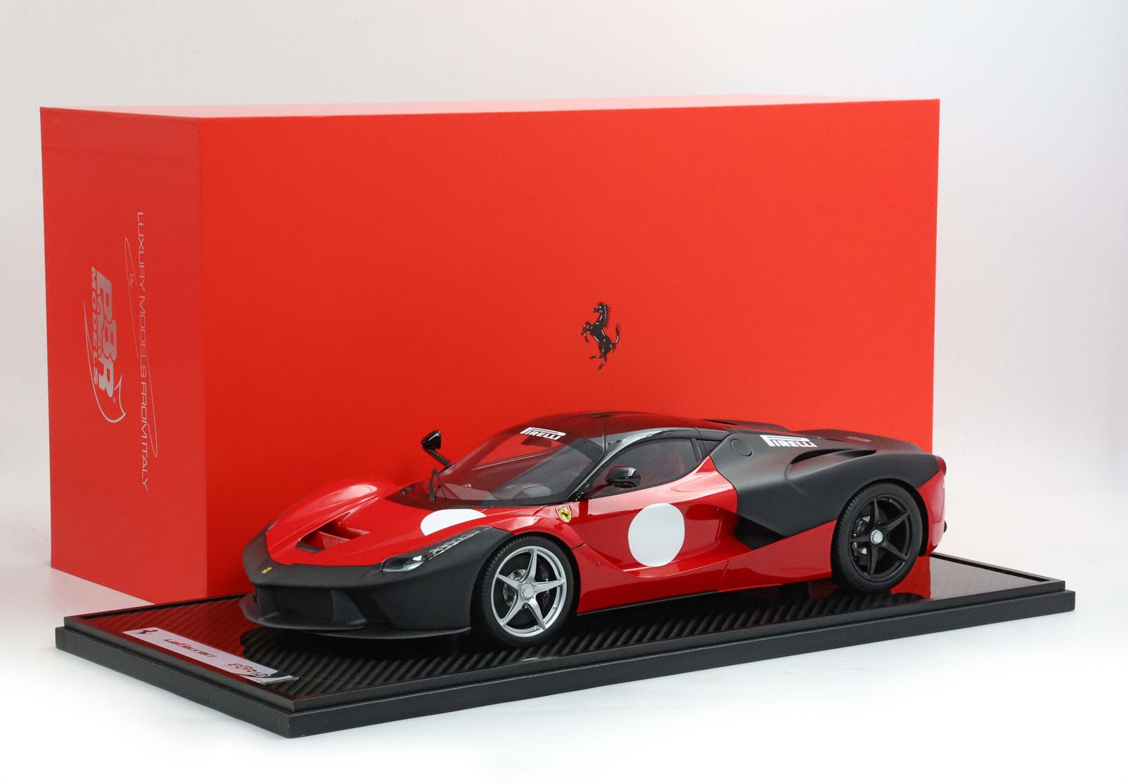 BBR Ferrari LaFerrari Test 2012 - Rosso Corsa / Matte Black | 1:12 – Bild 9