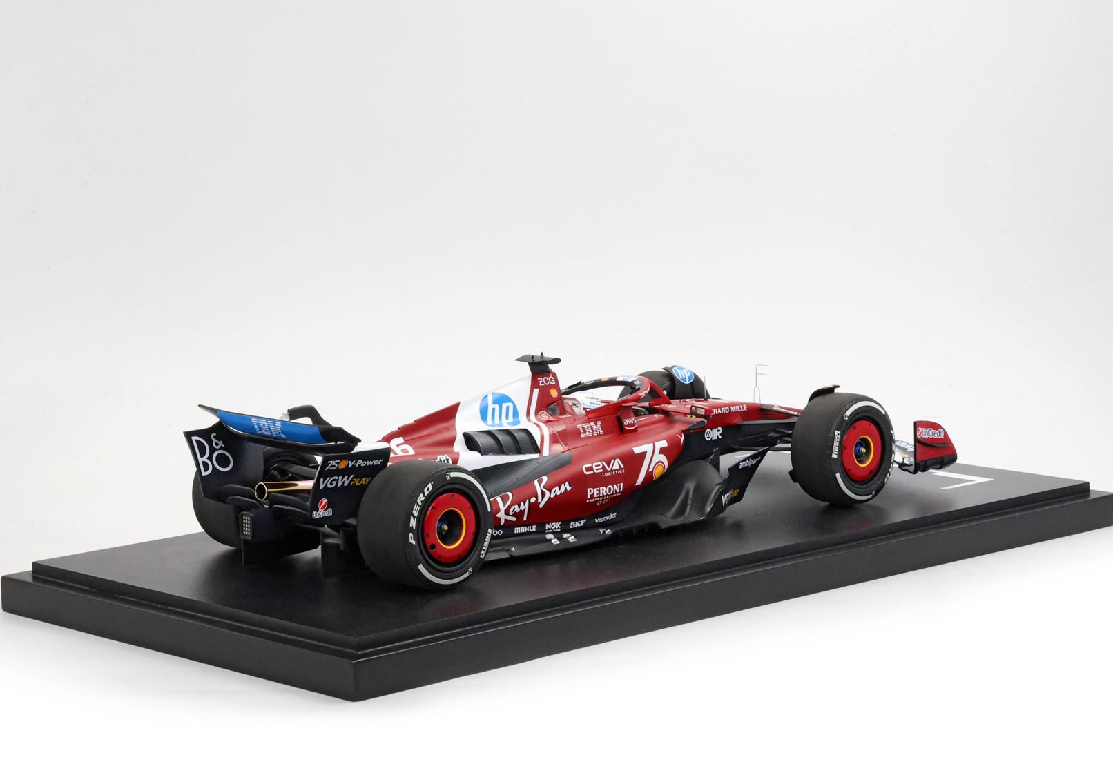BBR Ferrari SF25 Monaco GP 2025 75 Years Shell Charles Leclerc | 1:12 - 画像2
