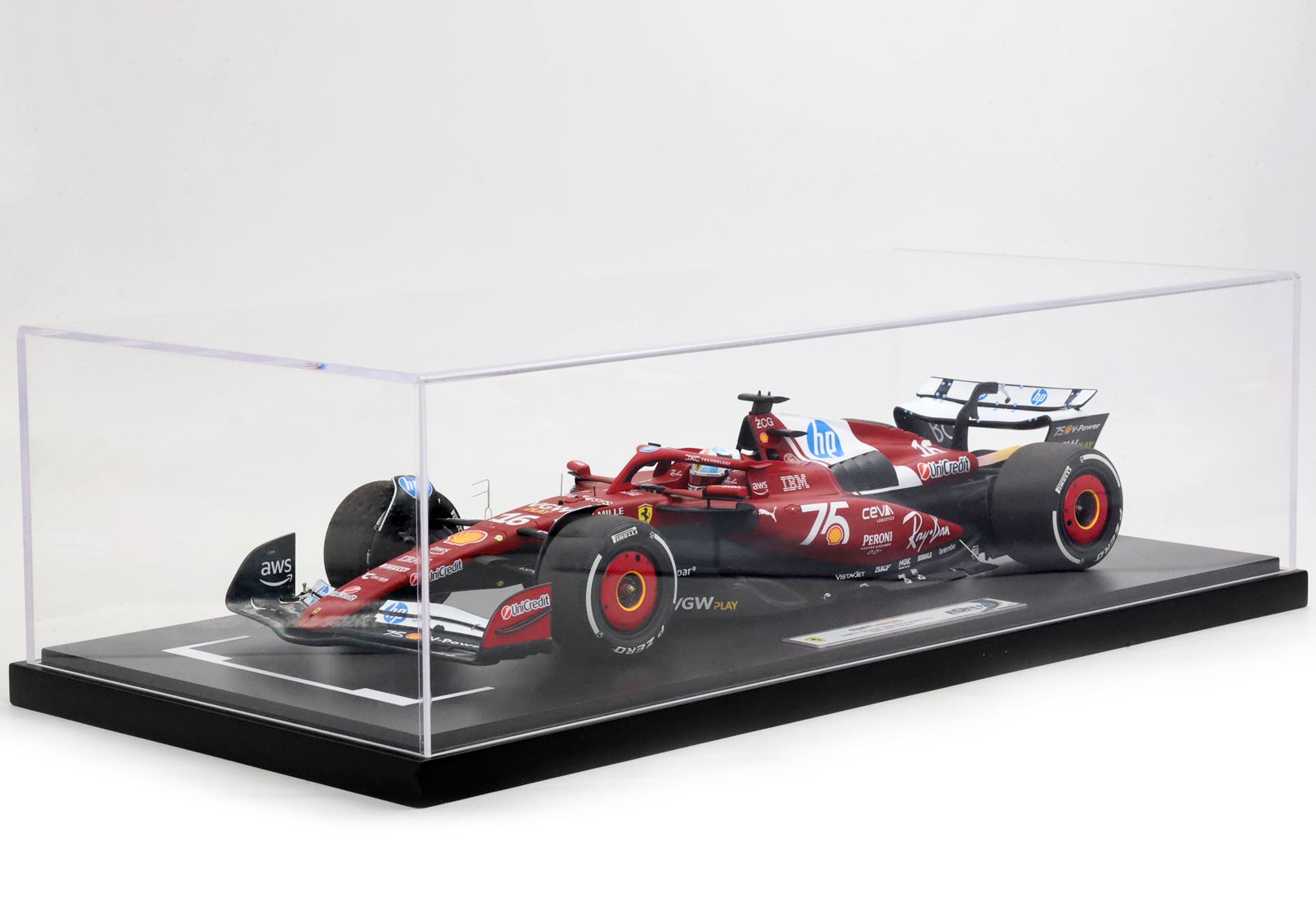 BBR Ferrari SF25 Monaco GP 2025 75 Years Shell Charles Leclerc | 1:12 - 画像10