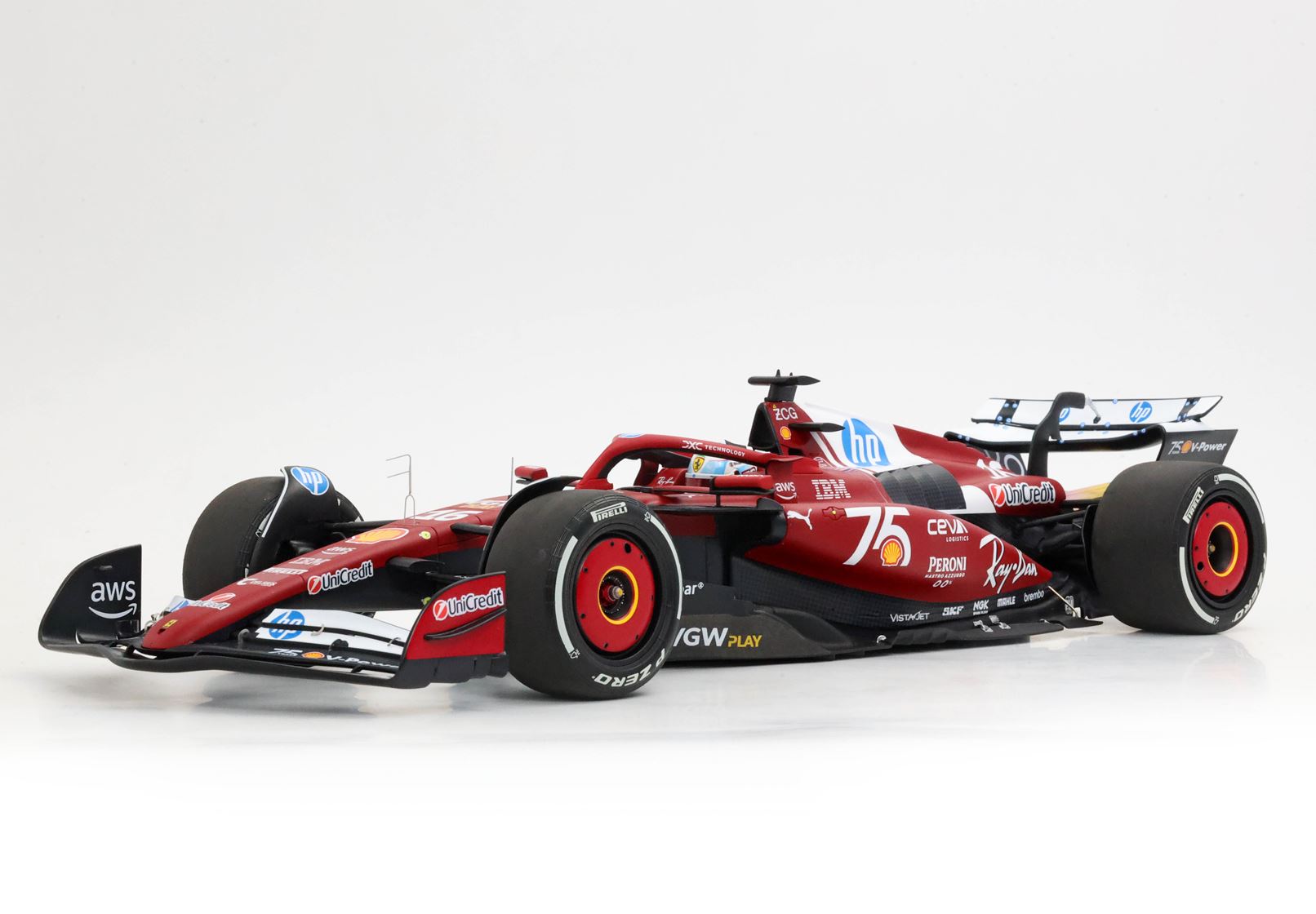BBR Ferrari SF25 Monaco GP 2025 75 Years Shell Charles Leclerc | 1:12 - 画像3
