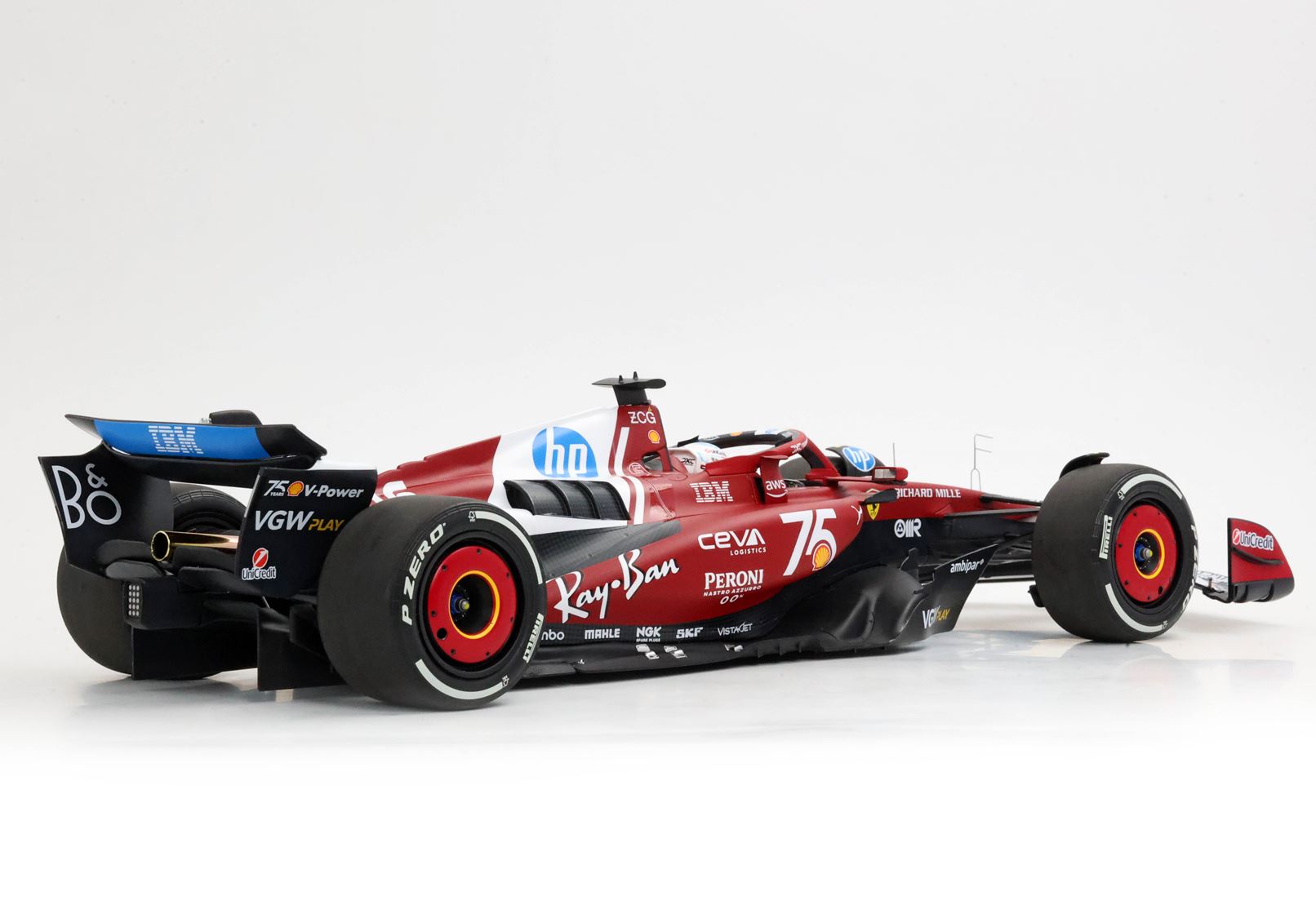 BBR Ferrari SF25 Monaco GP 2025 75 Years Shell Charles Leclerc | 1:12 - 画像4