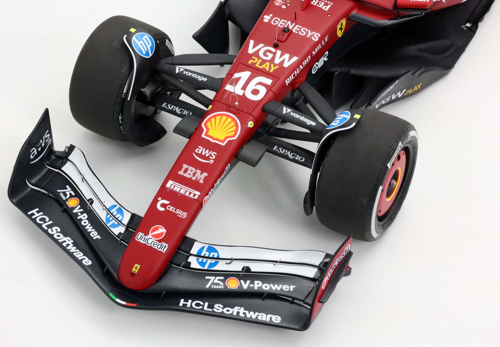 BBR Ferrari SF25 Monaco GP 2025 75 Years Shell Charles Leclerc | 1:12 - 画像7