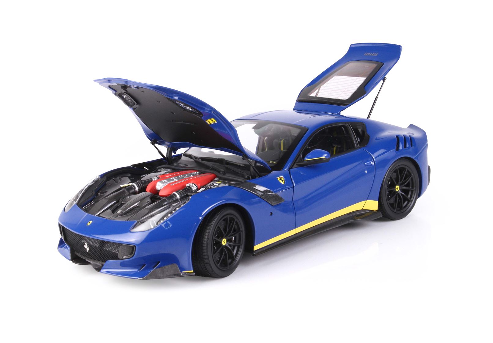 BBR Ferrari F12 TDF - Dino Blue / Yellow Details | 1:18 - Imagen 2