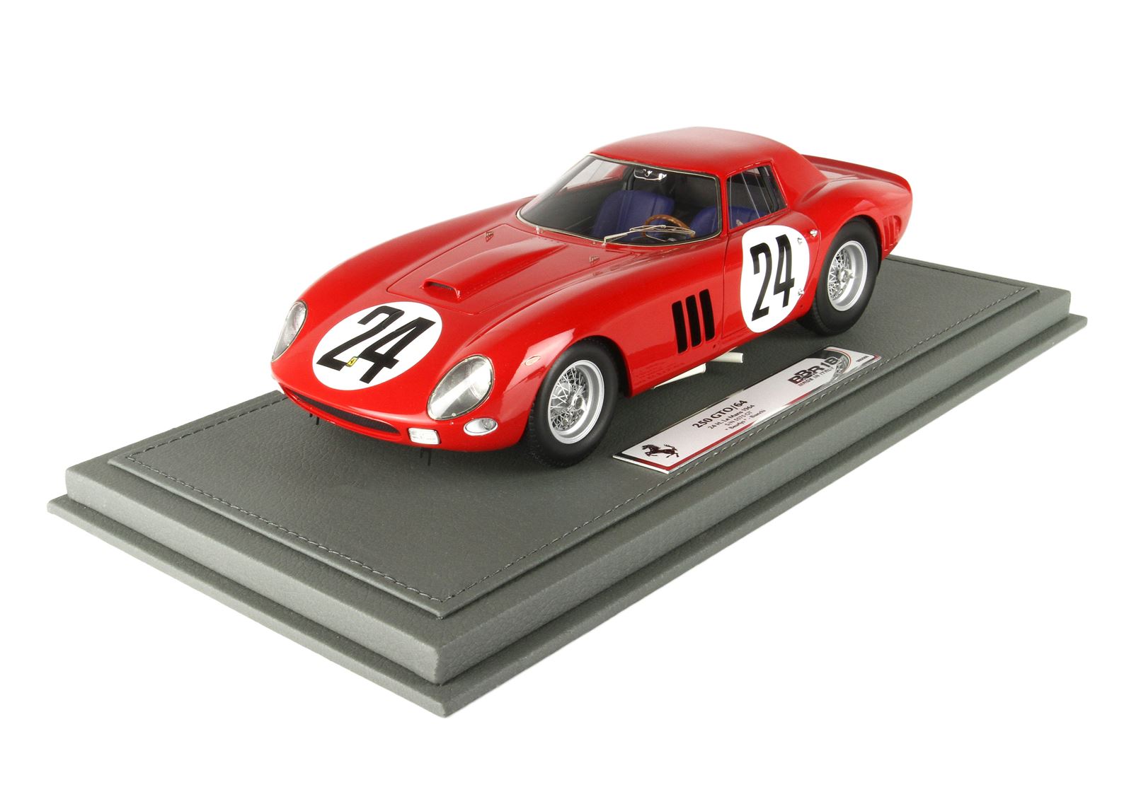 BBR Ferrari 250 GTO 24h Le Mans 1964 S/N 5575 GT Coche Nº 24 | 1:18