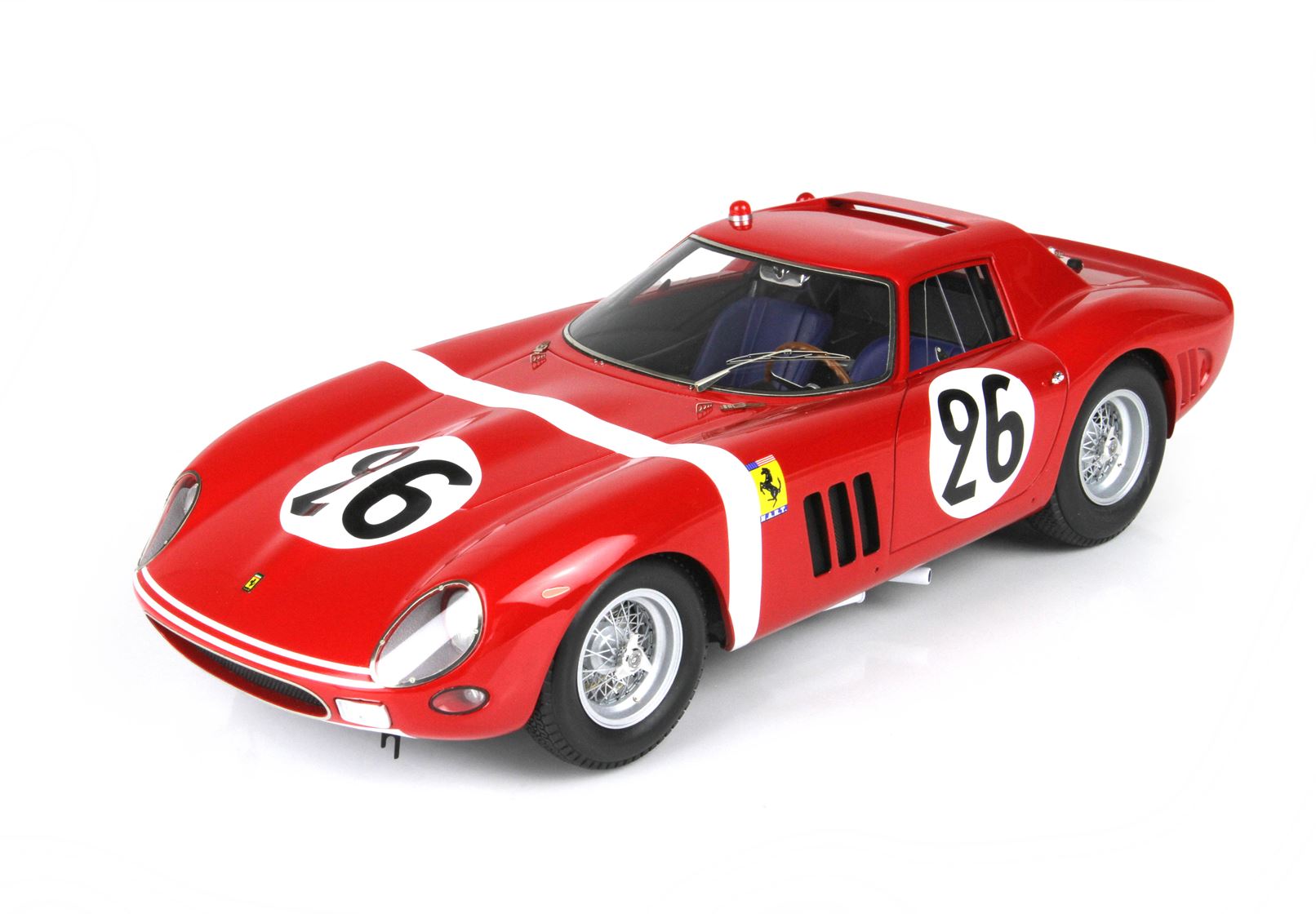 BBR Ferrari 250 GTO 24 H Le Mans 1964 S/N 5571 GT Car N. 26 Hugus - Rosinski | 1:18 - Imagen 3