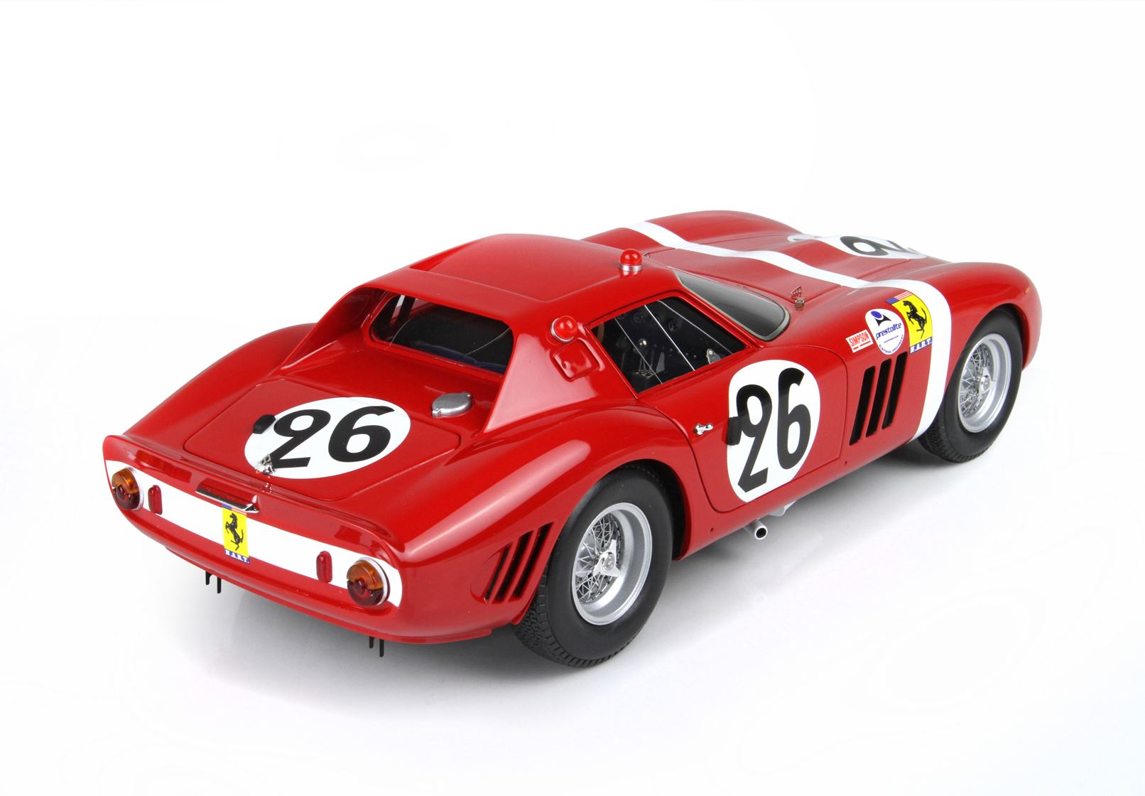 BBR Ferrari 250 GTO 24 H Le Mans 1964 S/N 5571 GT Car N. 26 Hugus - Rosinski | 1:18 - Imagen 4