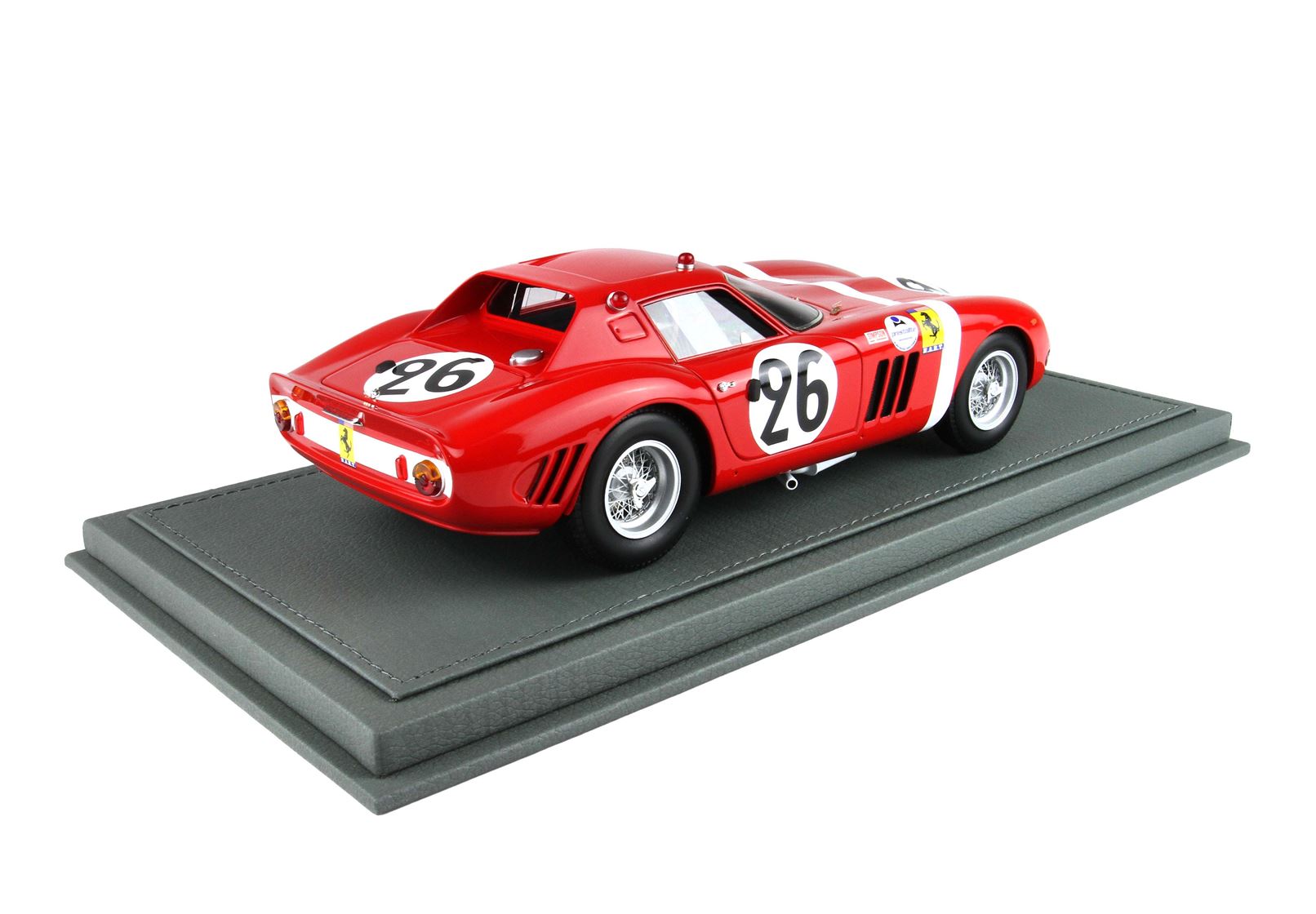 BBR Ferrari 250 GTO 24 H Le Mans 1964 S/N 5571 GT Car N. 26 Hugus - Rosinski | 1:18 - Imagen 2