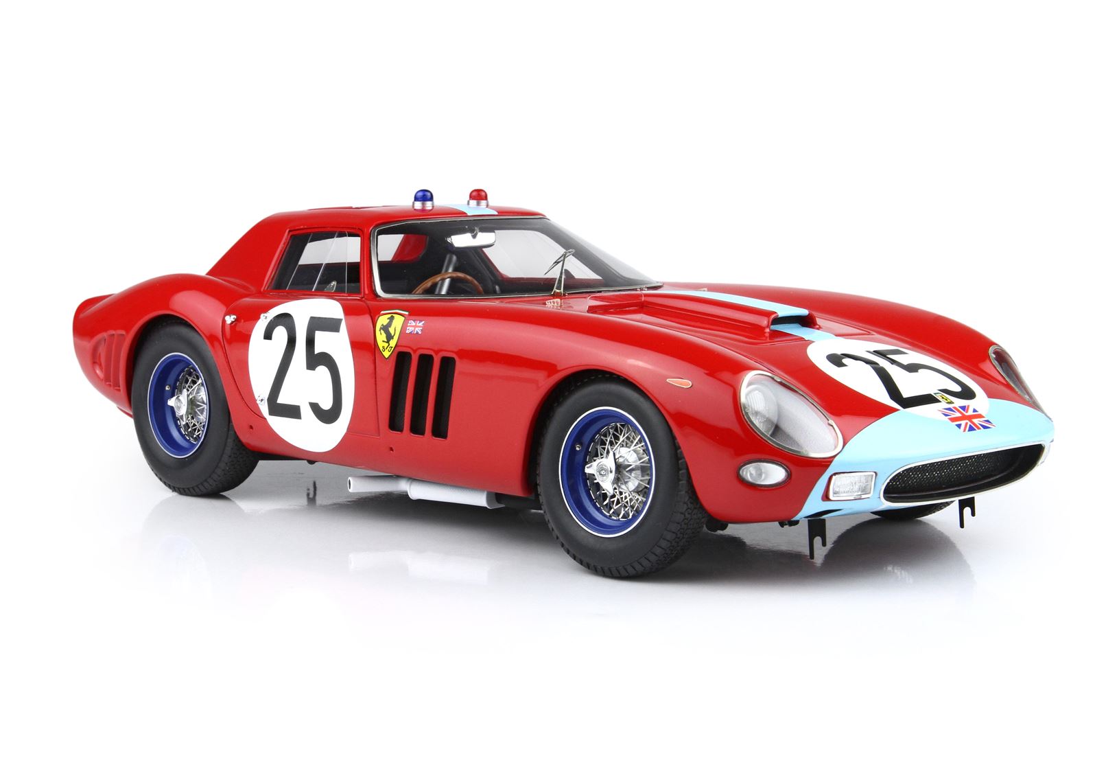 BBR Ferrari 250 GTO 24h Le Mans 1964 S/N 4399 GT Car No. 25 | 1:18 - Imagen 8