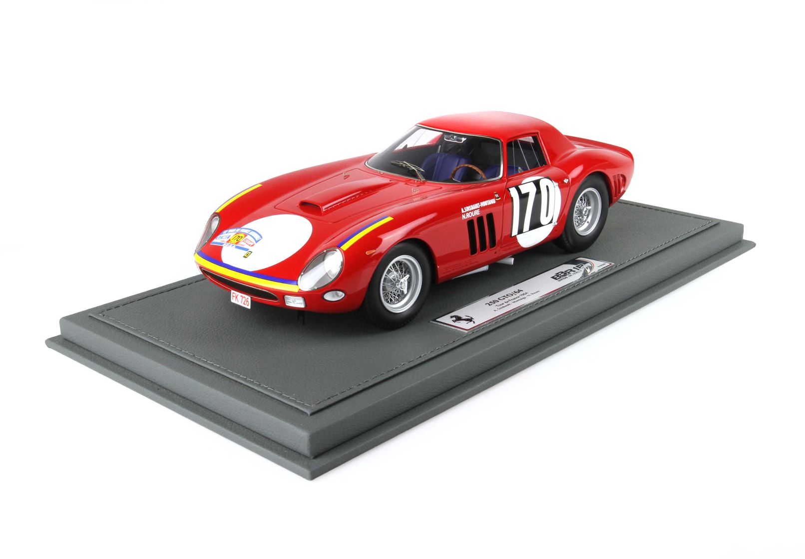 BBR Ferrari 250 GTO Tour de France 1964 Coche Nº 170 | 1:18