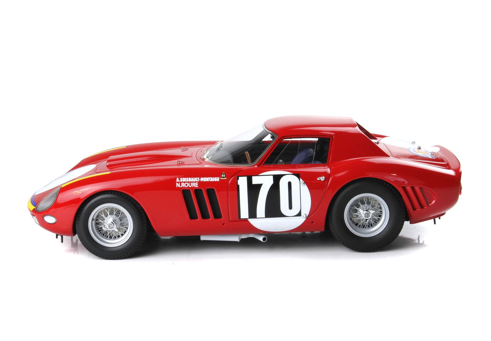 BBR Ferrari 250 GTO Tour de France 1964 Car No. 170 | 1:18 - Imagen 6