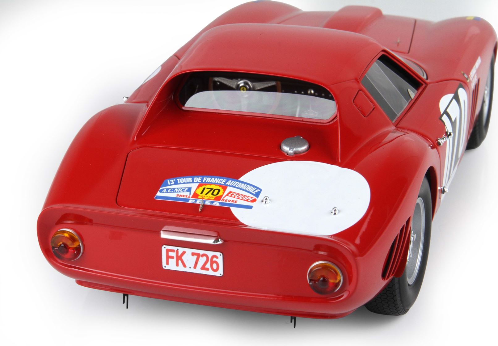 BBR Ferrari 250 GTO Tour de France 1964 Car No. 170 | 1:18 - Imagen 4