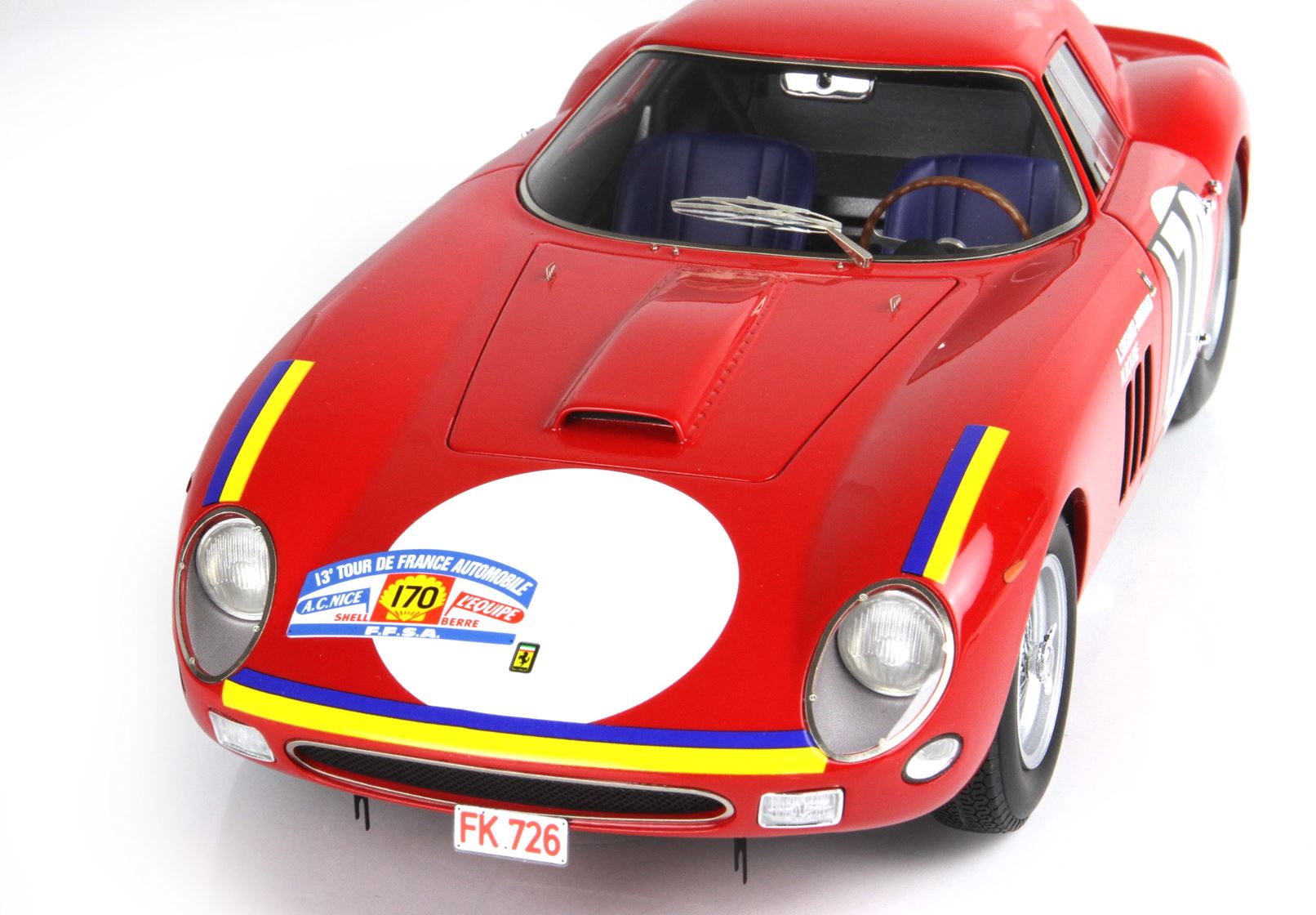 BBR Ferrari 250 GTO Tour de France 1964 Car No. 170 | 1:18 - Imagen 3