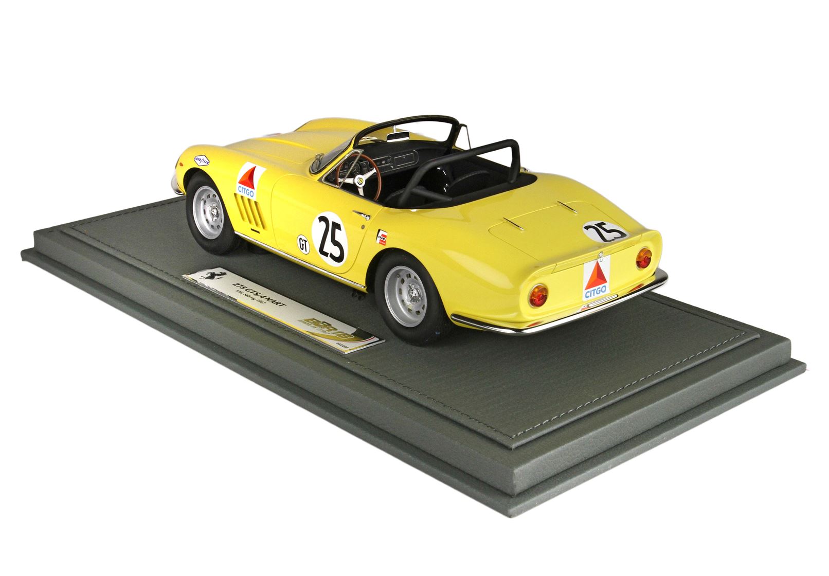 BBR Ferrari 275 GTS 4 NART Sebring 1967 - Yellow | 1:18 - Immagine 2
