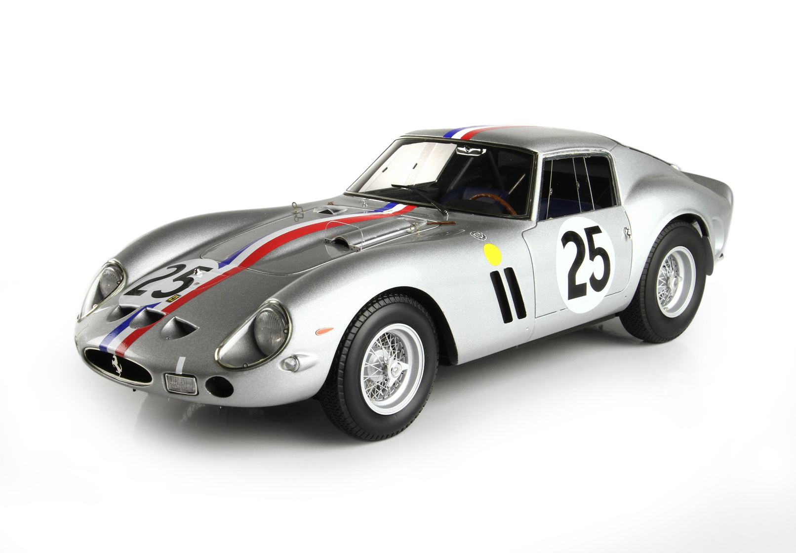 BBR Ferrari 250 GTO 24h Le Mans 1963 Car No. 25 Night Version - Metallic Grey | 1:18 - Immagine 3