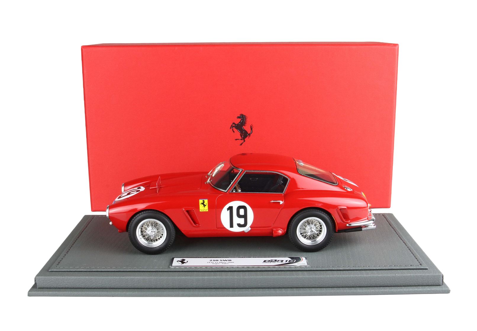 BBR Ferrari 250 SWB 24H Le Mans 1960 N.19 Team NART Hugus - Pabst | 1:18 - Imagen 6