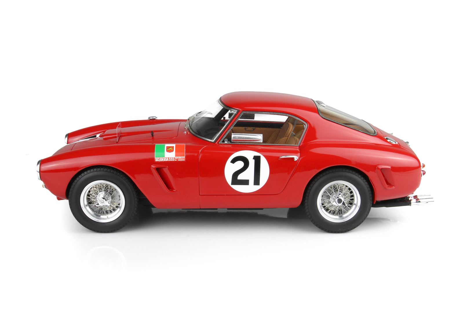 BBR Ferrari 250 SWB 24H Le Mans 1960 Car No. 21 Beurlys - Bianchi | 1:18 - Imagen 5
