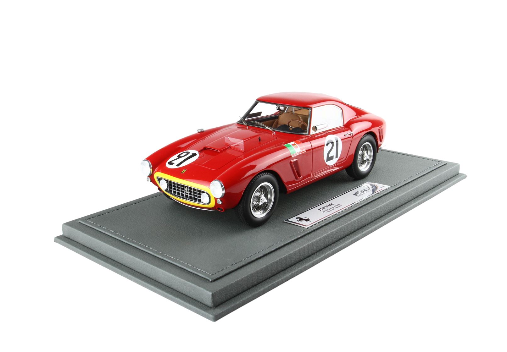 BBR Ferrari 250 SWB 24H Le Mans 1960 Coche No. 21 Beurlys - Bianchi | 1:18