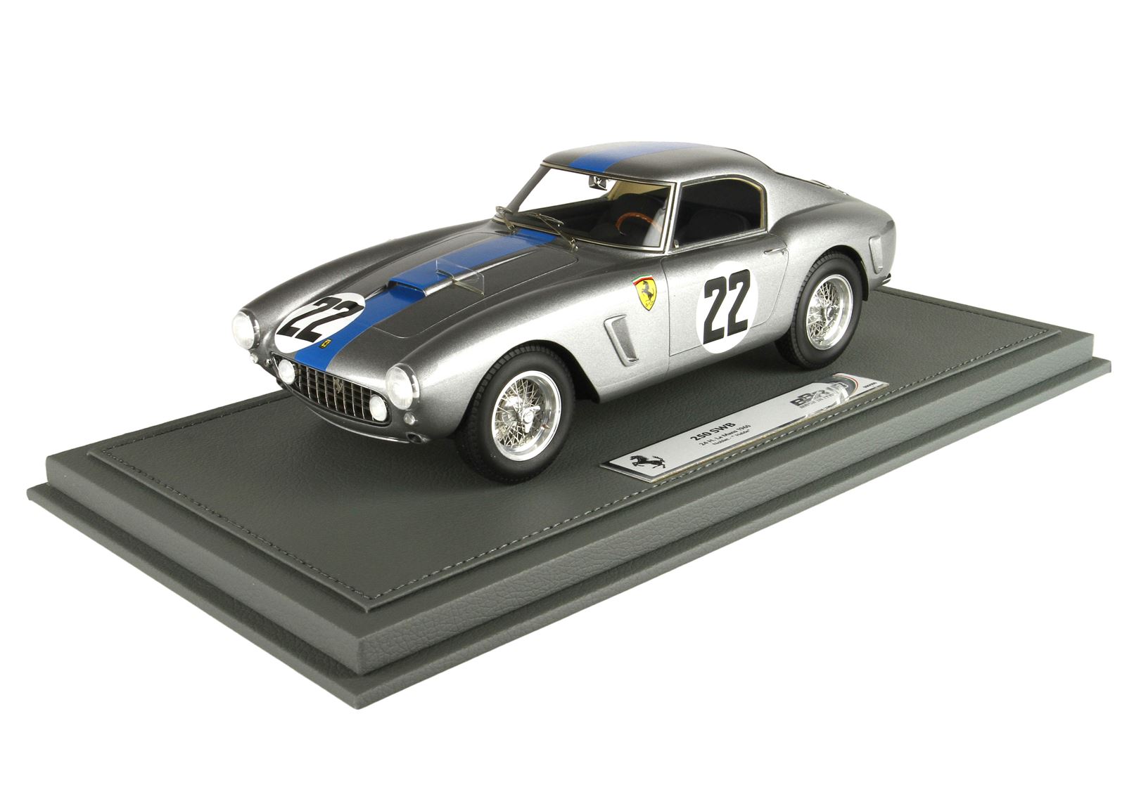 BBR Ferrari 250 SWB 24H Le Mans 1960 Coche No. 22 Ecurie Francorchamps | 1:18