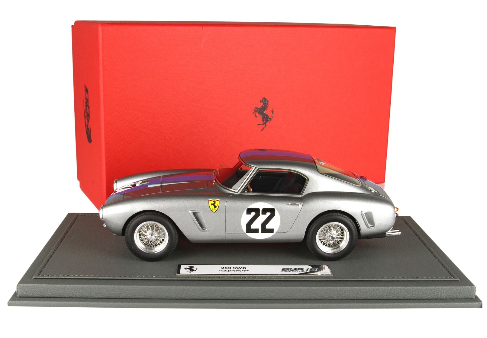 BBR Ferrari 250 SWB 24H Le Mans 1960 Car No. 22 Ecurie Francorchamps | 1:18 - Imagen 6