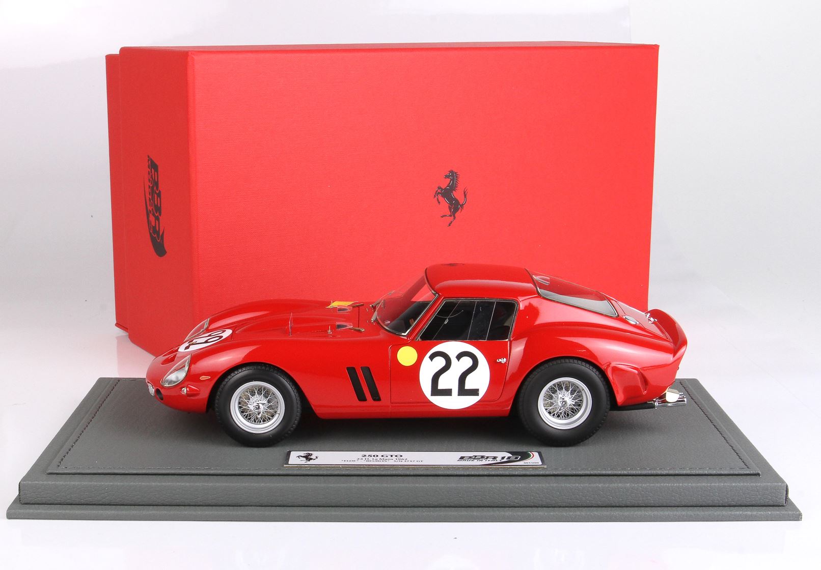 BBR Ferrari 250 GTO Le Mans 1962 - Corsa Red | 1:18 - Immagine 10