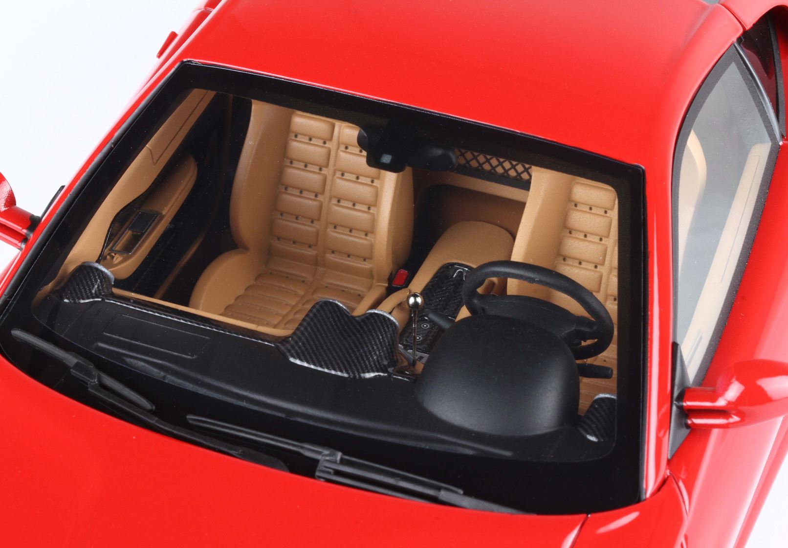 BBR Ferrari 599 GTB Fiorano 2006 Manual Transmission - Red | 1:18 - Imagen 6