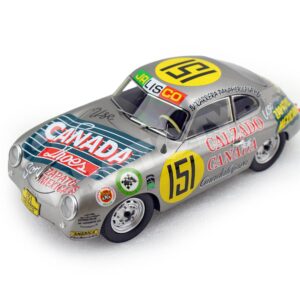BBR Porsche 356A 4th Carrera Panamericana 1954 Canada Shoes Car N151 | 1:18