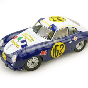 BBR Porsche 356A Carrera Panamericana 1954 Asociación Guatemalteca Car N162 - White | 1:18
