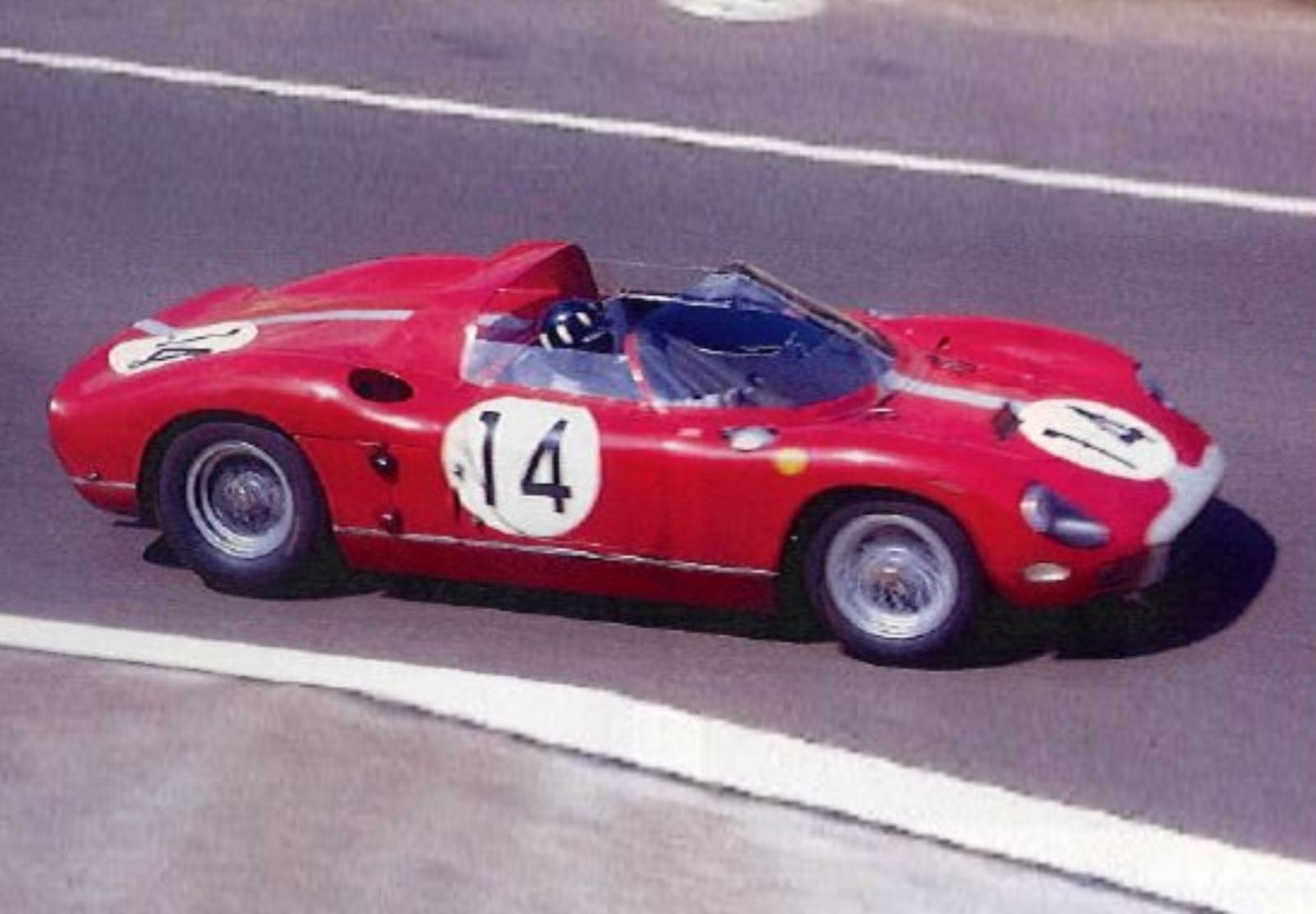 BBR Ferrari 330 P-64 N° 14 2° Classificato 24H Le Mans 1964 Bonnier - G. Hill - Rosso | 1:18
