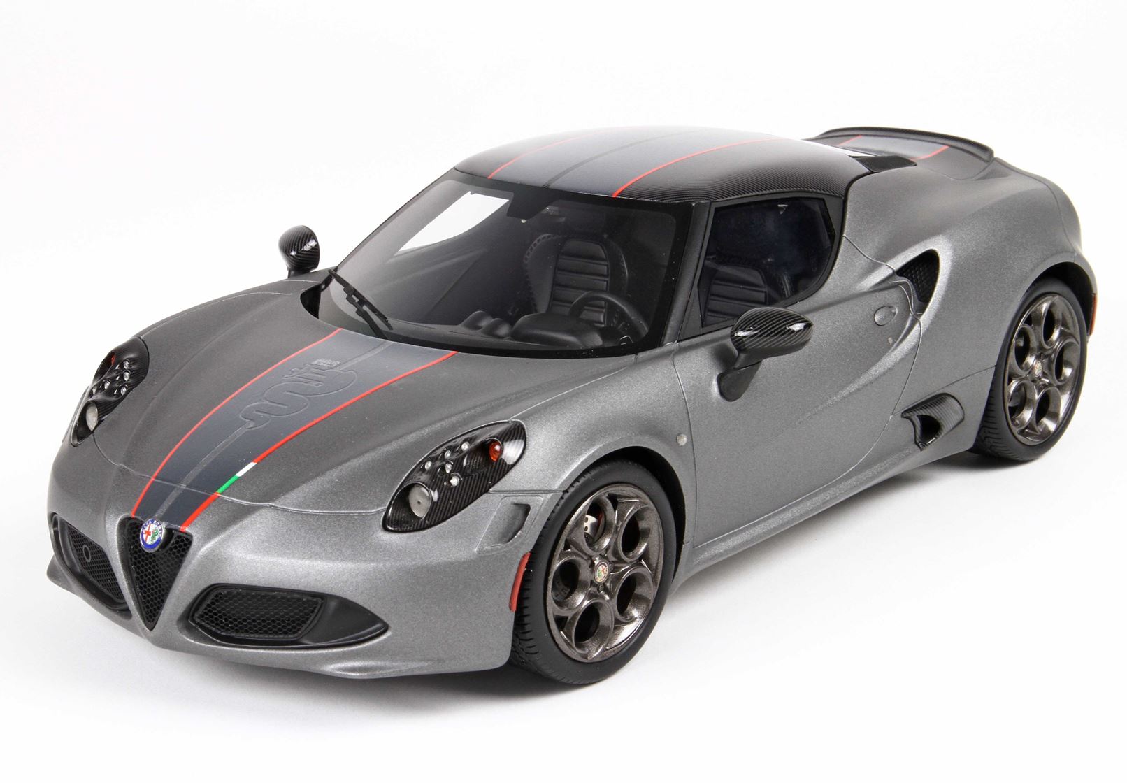 BBR Alfa Romeo 4C Competizione - Matte Vesuvio Grey | 1:18 - Imagen 5
