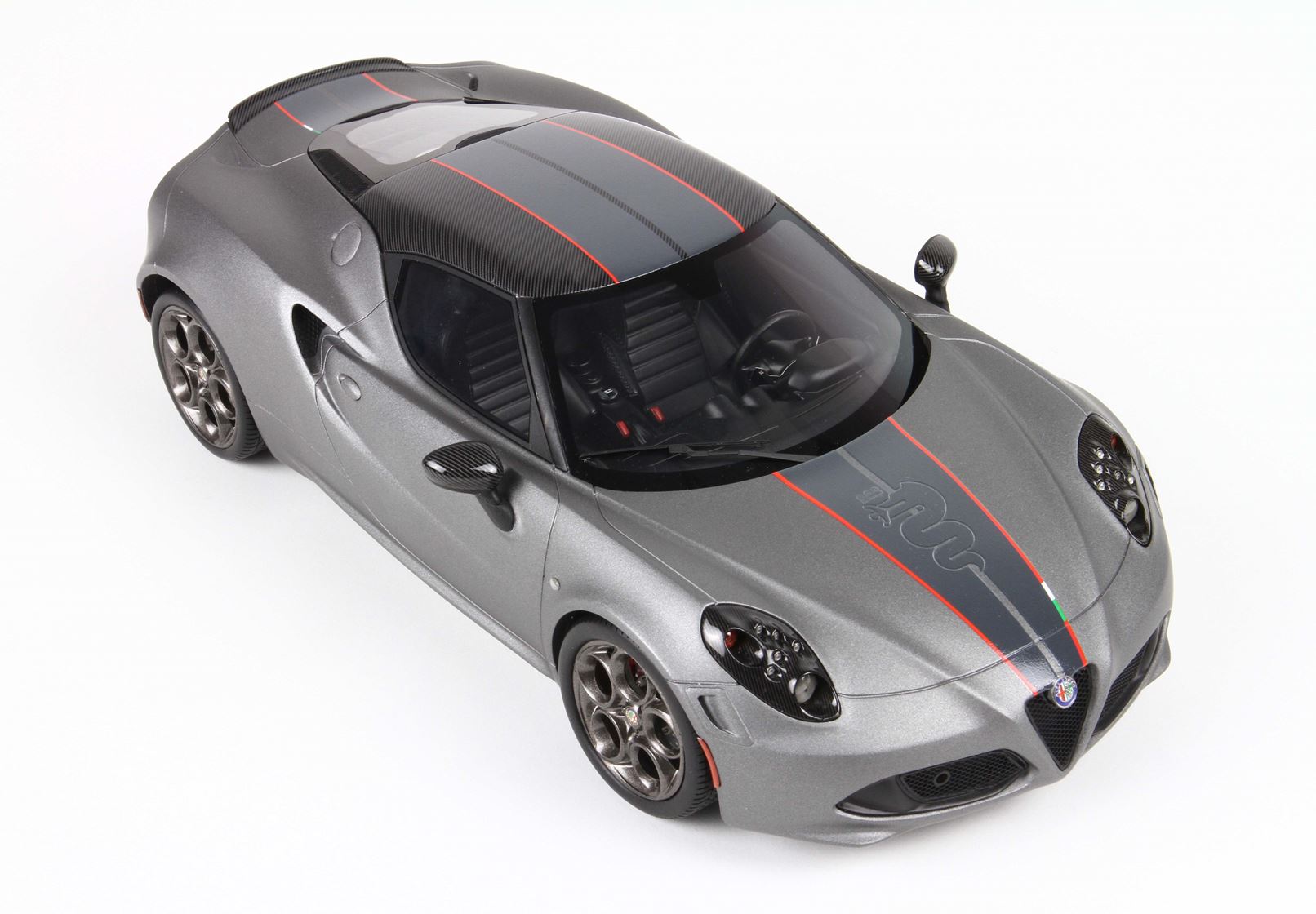 BBR Alfa Romeo 4C Competizione - Matte Vesuvio Grey | 1:18 - Imagen 8