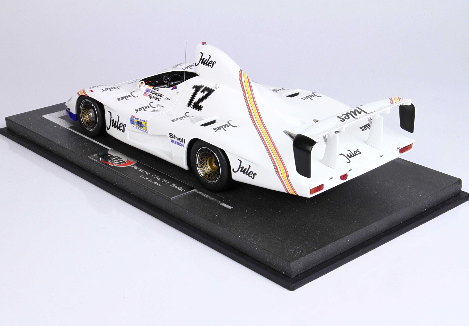 BBR Porsche 936/81 Turbo 24h Le Mans 1981 Mass-Schuppan-Haywood N° 12 | 1:18 - Immagine 2